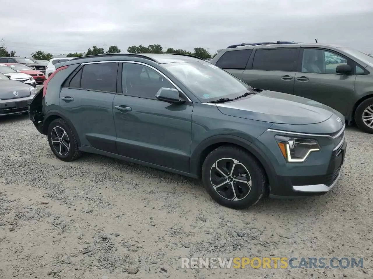 4 Photograph of a damaged car KNDCS3LF1P5076266 KIA NIRO 2023