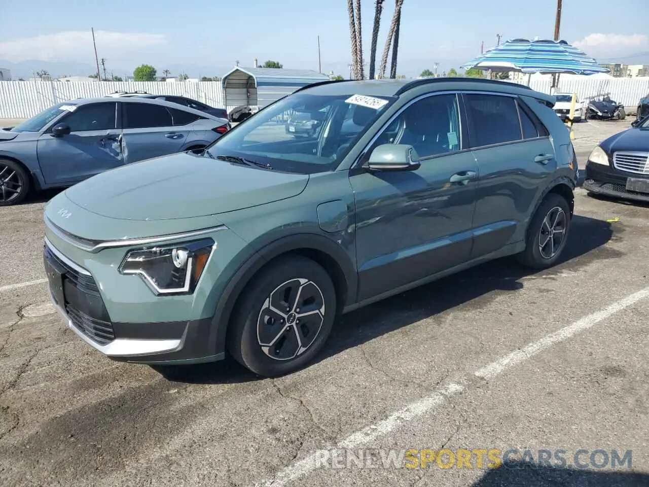 1 Photograph of a damaged car KNDCS3LF1P5115146 KIA NIRO 2023
