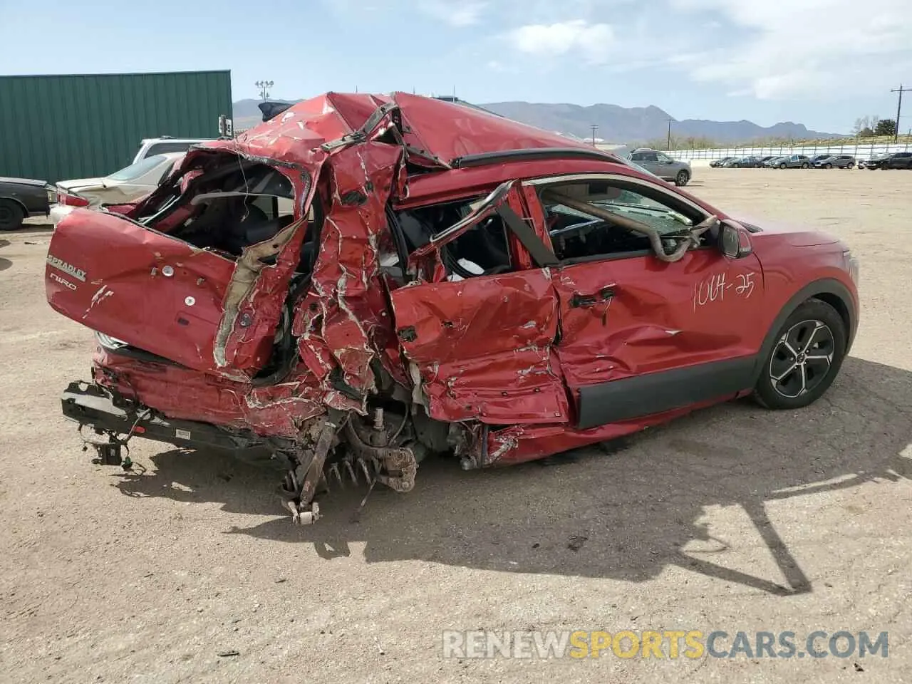 3 Photograph of a damaged car KNDCS3LF3P5074910 KIA NIRO 2023