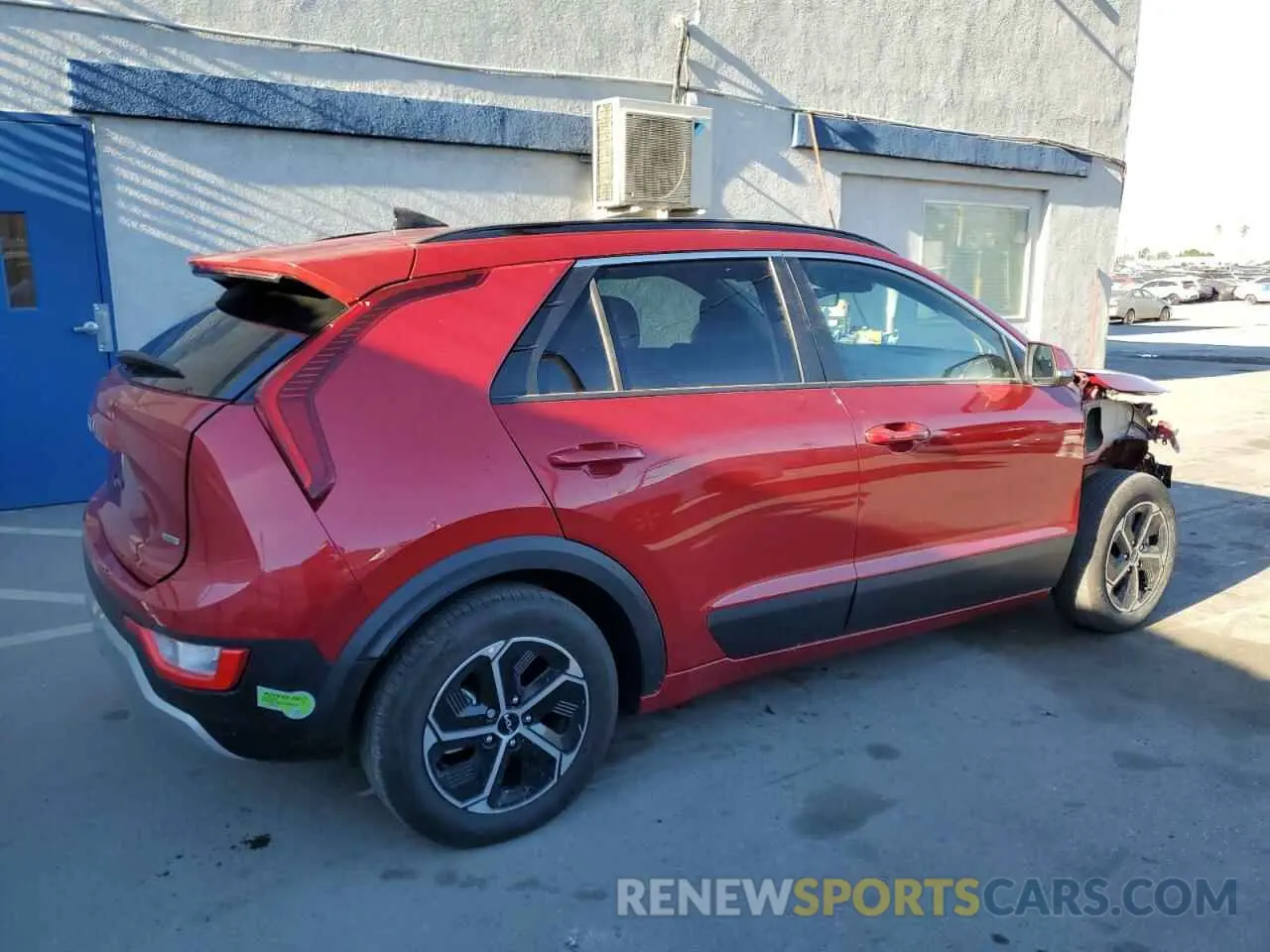 3 Photograph of a damaged car KNDCS3LF7P5076224 KIA NIRO 2023