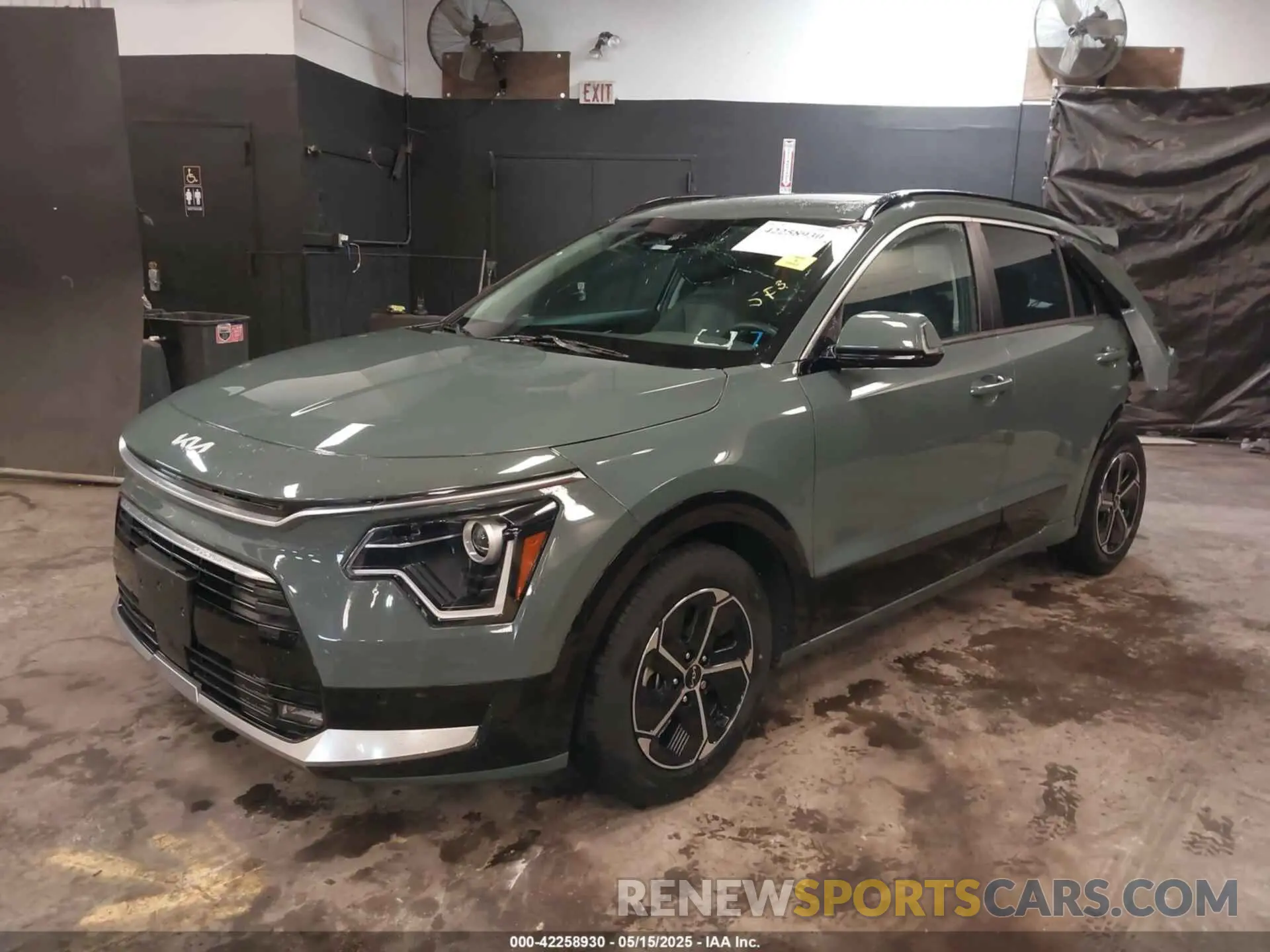 2 Photograph of a damaged car KNDCT3LE9P5045660 KIA NIRO 2023