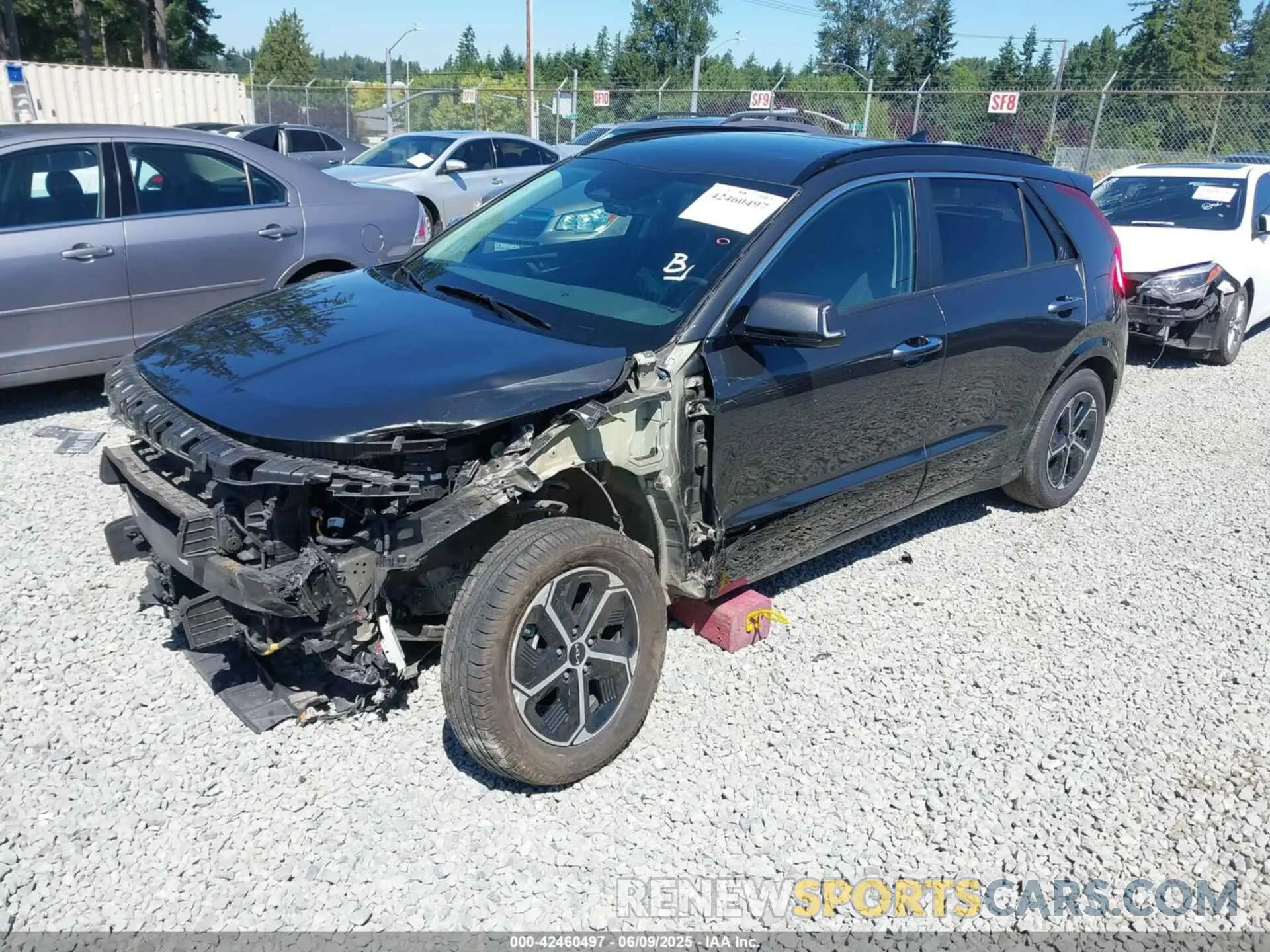 2 Photograph of a damaged car KNDCT3LEXP5084872 KIA NIRO 2023