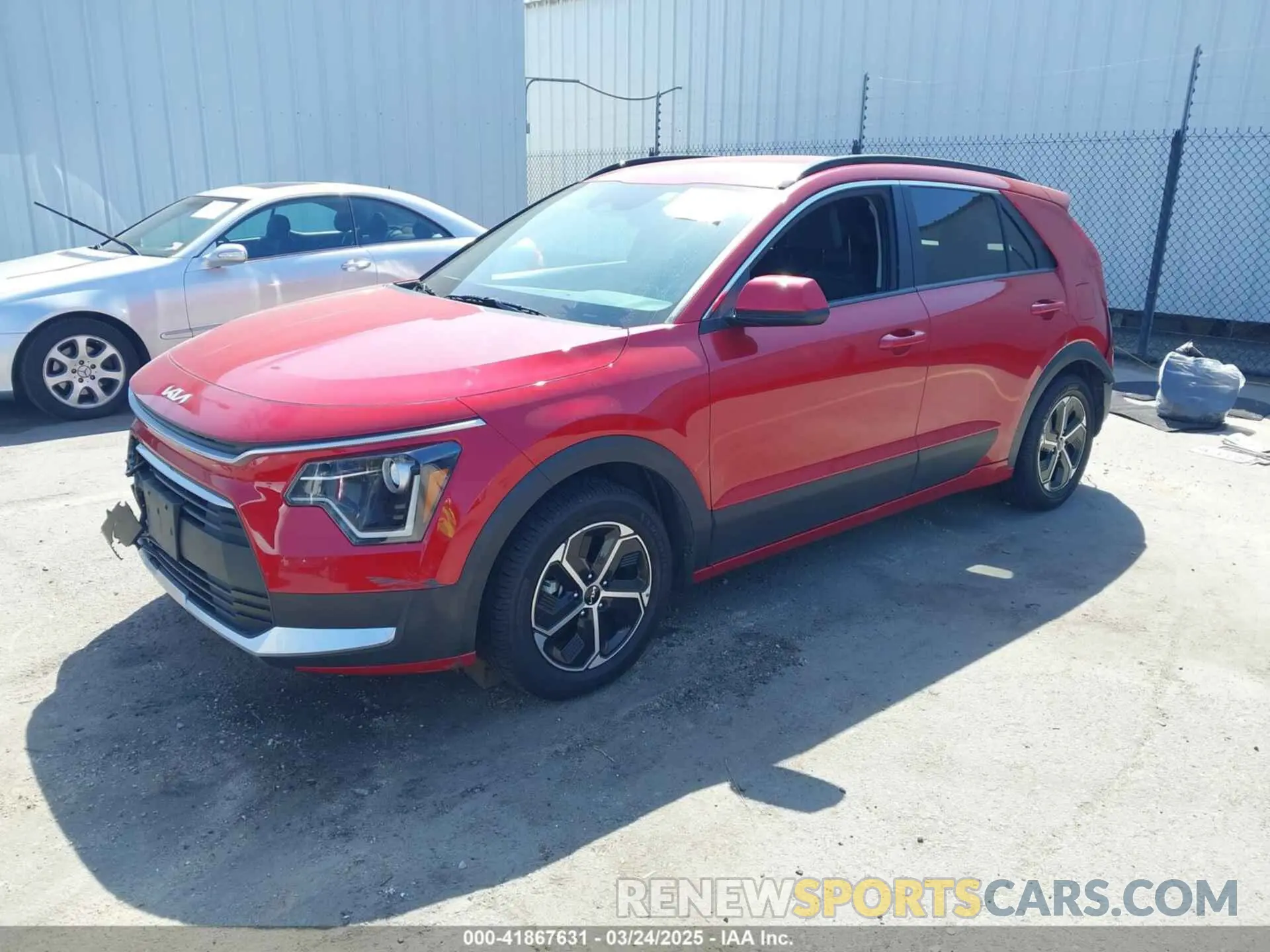 2 Photograph of a damaged car KNDCP3LE0R5131723 KIA NIRO 2024