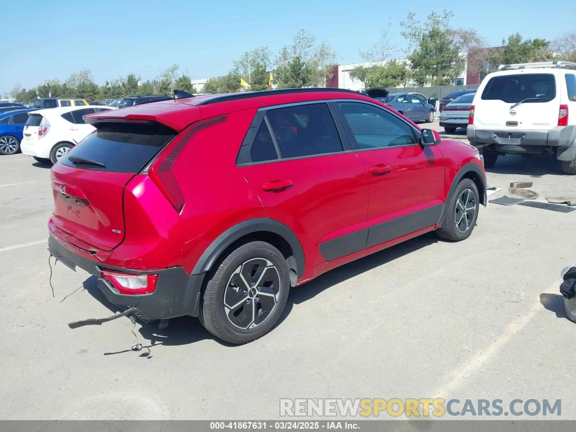 4 Photograph of a damaged car KNDCP3LE0R5131723 KIA NIRO 2024