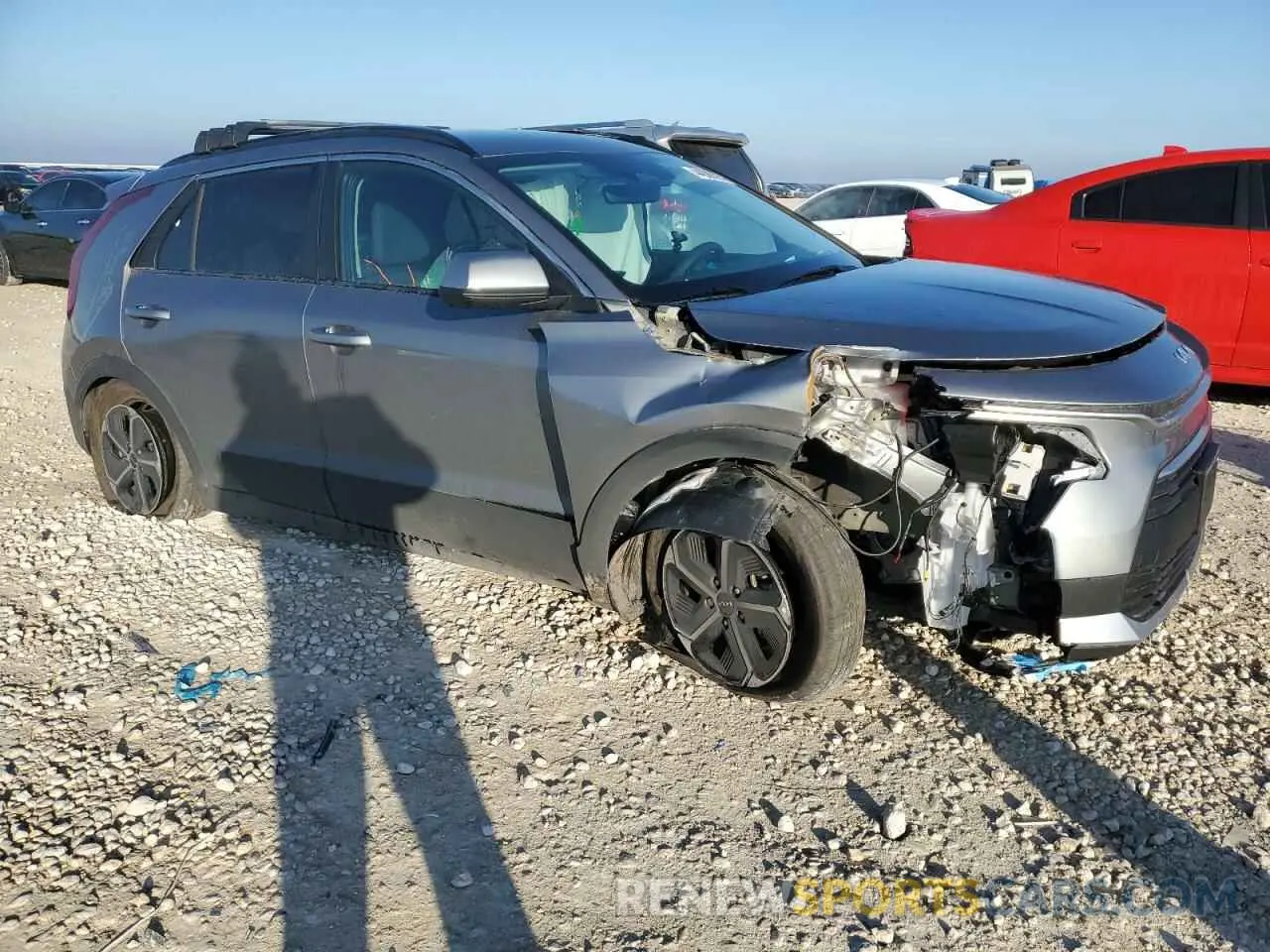 4 Photograph of a damaged car KNDCP3LE1R5178033 KIA NIRO 2024