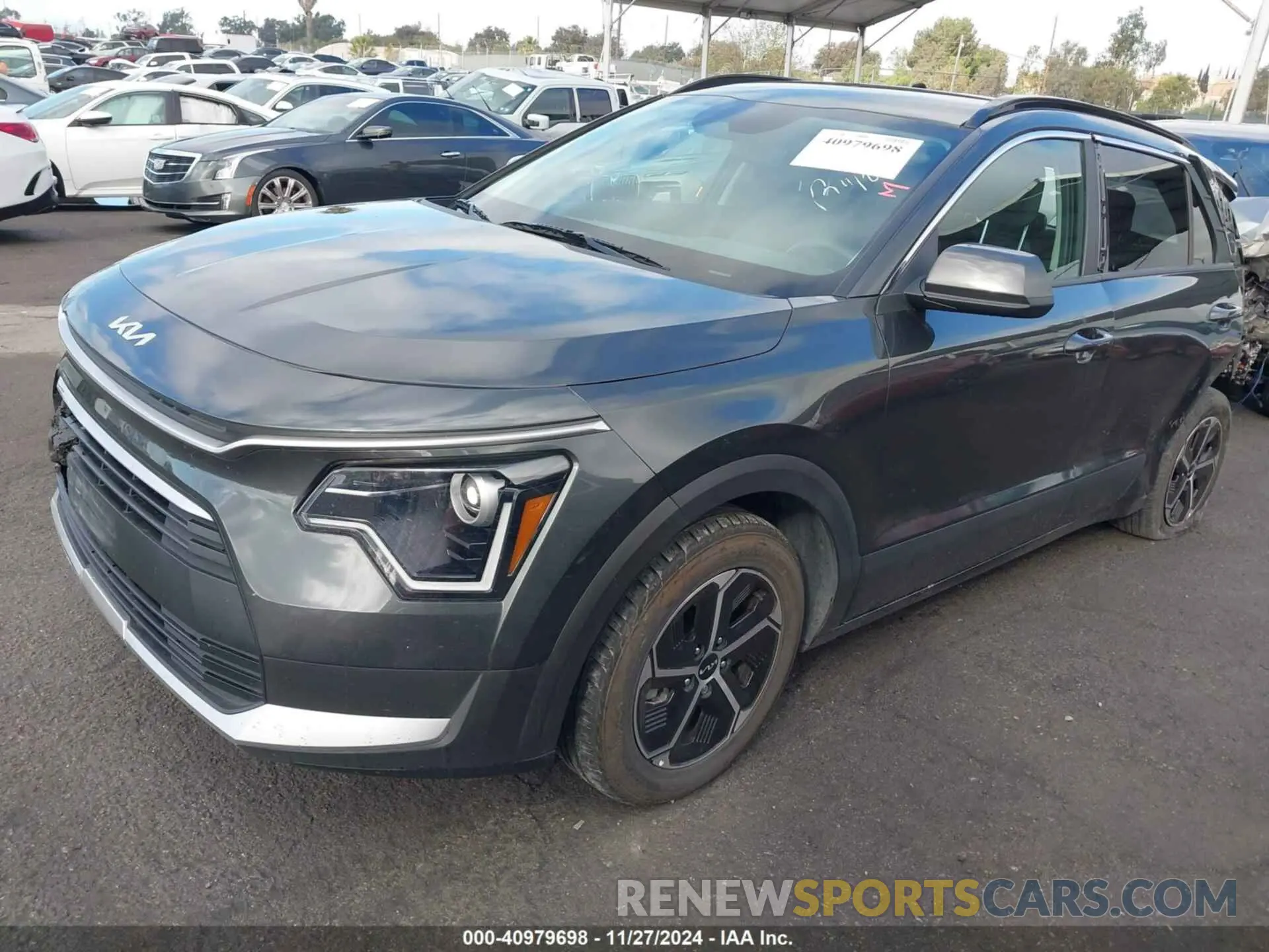 2 Photograph of a damaged car KNDCP3LE4R5121941 KIA NIRO 2024