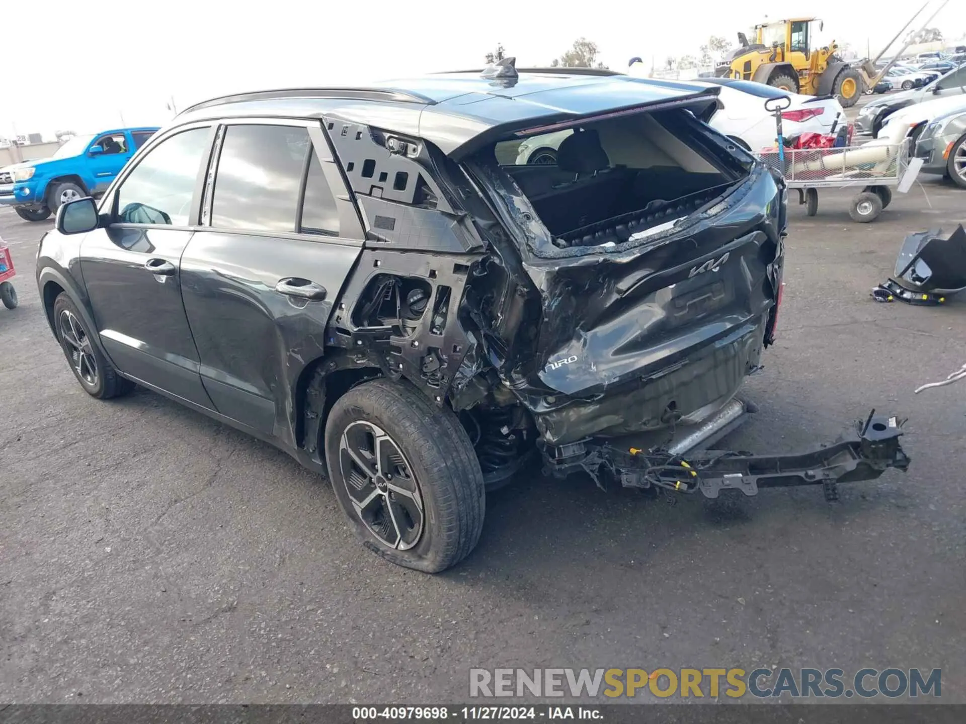 3 Photograph of a damaged car KNDCP3LE4R5121941 KIA NIRO 2024