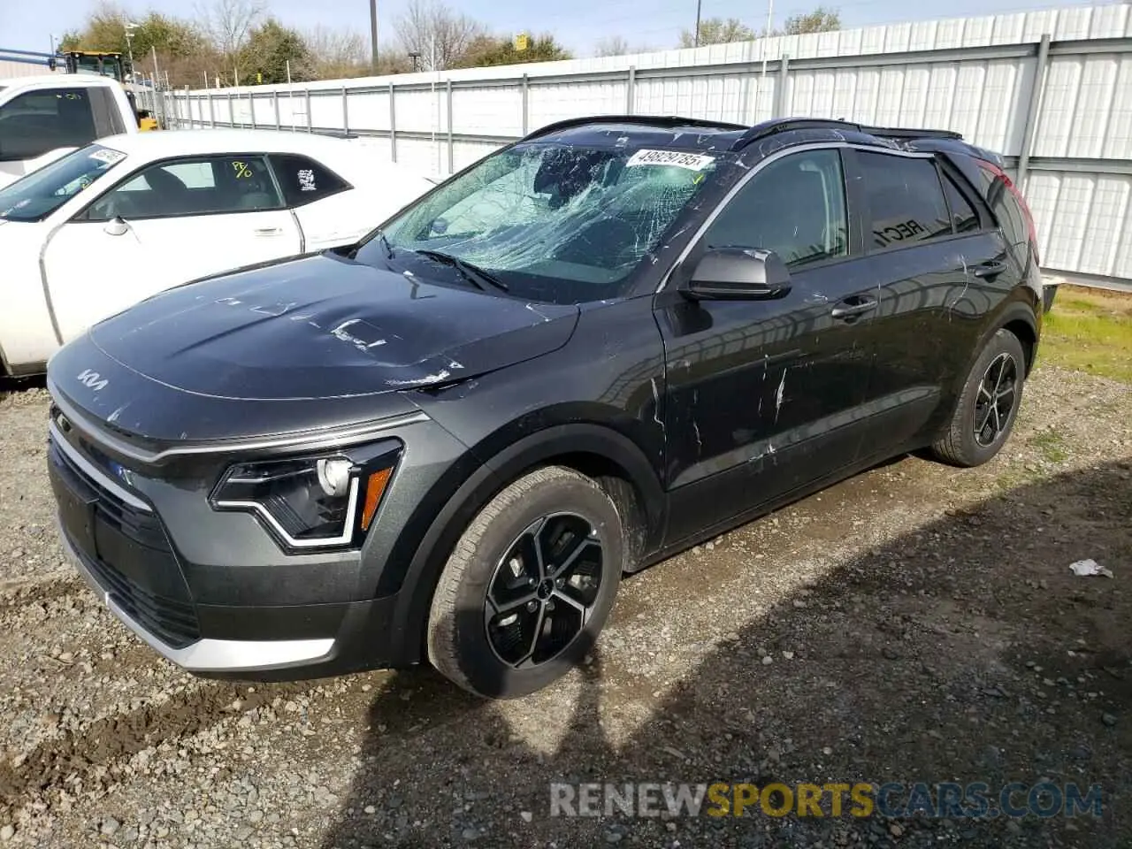 1 Photograph of a damaged car KNDCP3LE8R5179213 KIA NIRO 2024