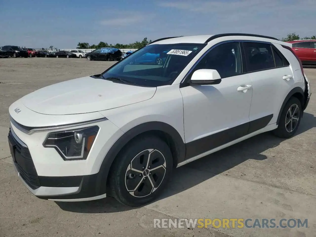 1 Photograph of a damaged car KNDCP3LEXR5184235 KIA NIRO 2024