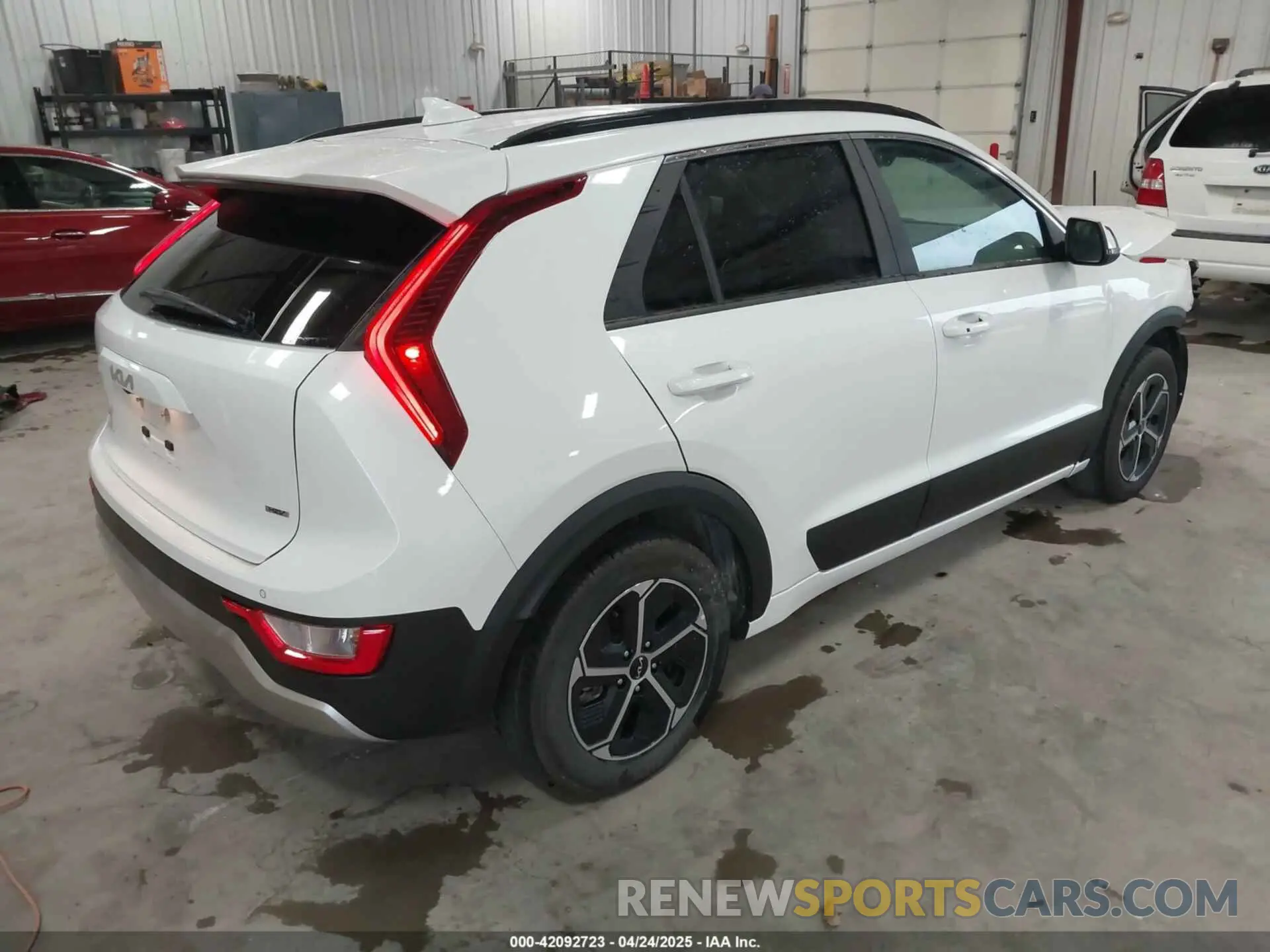 4 Photograph of a damaged car KNDCR3LE0R5121073 KIA NIRO 2024