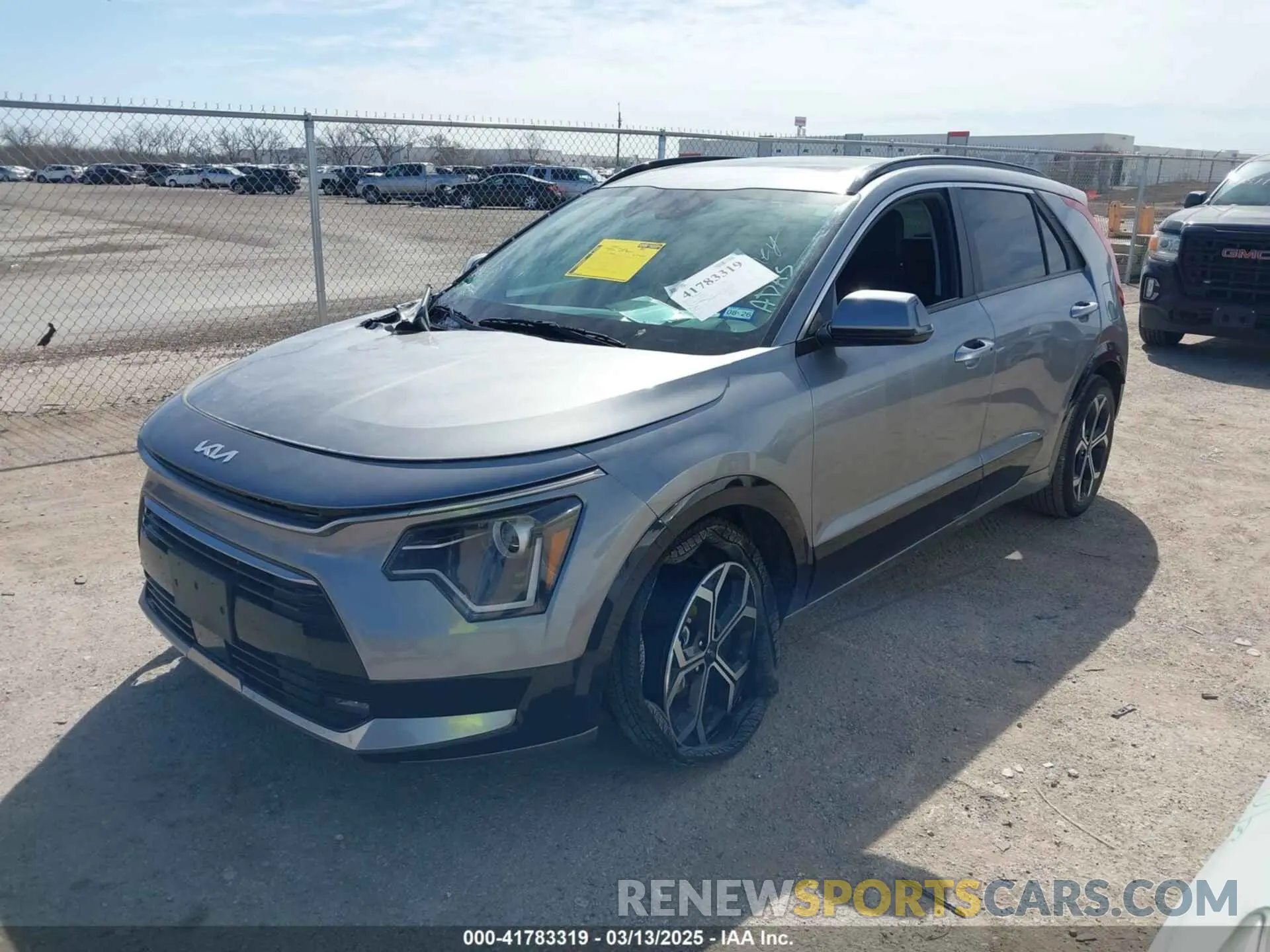 2 Photograph of a damaged car KNDCR3LE0R5142697 KIA NIRO 2024