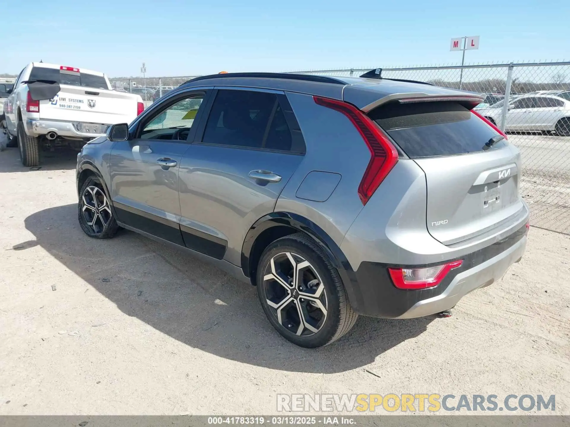 3 Photograph of a damaged car KNDCR3LE0R5142697 KIA NIRO 2024