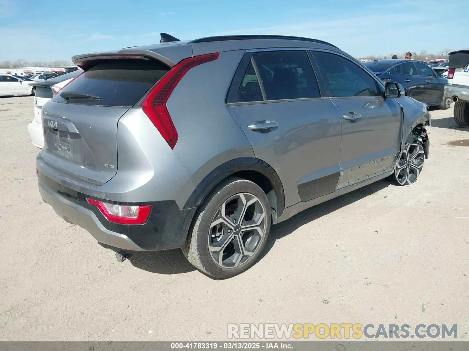 4 Photograph of a damaged car KNDCR3LE0R5142697 KIA NIRO 2024