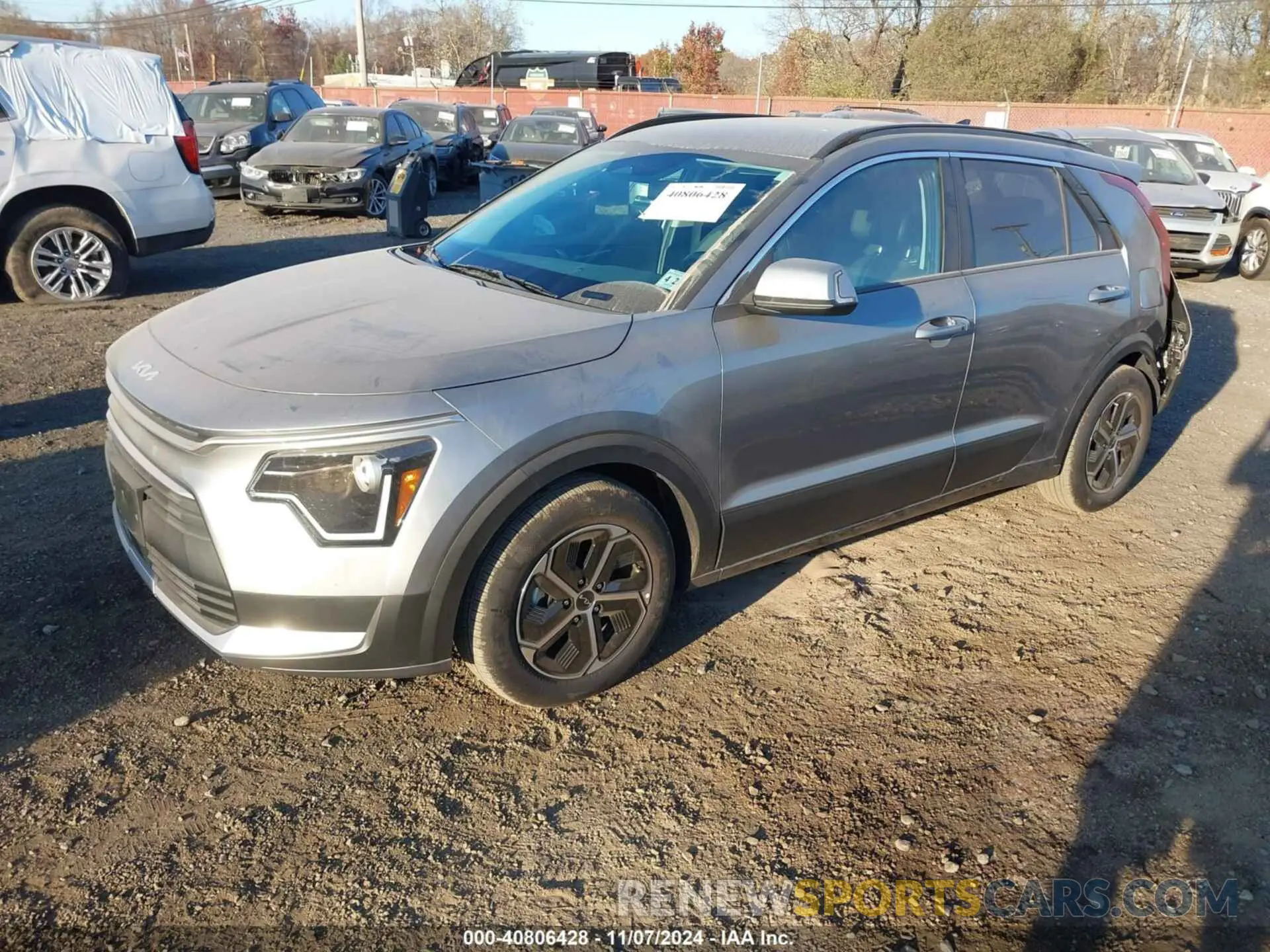 2 Photograph of a damaged car KNDCR3LE0R5167972 KIA NIRO 2024
