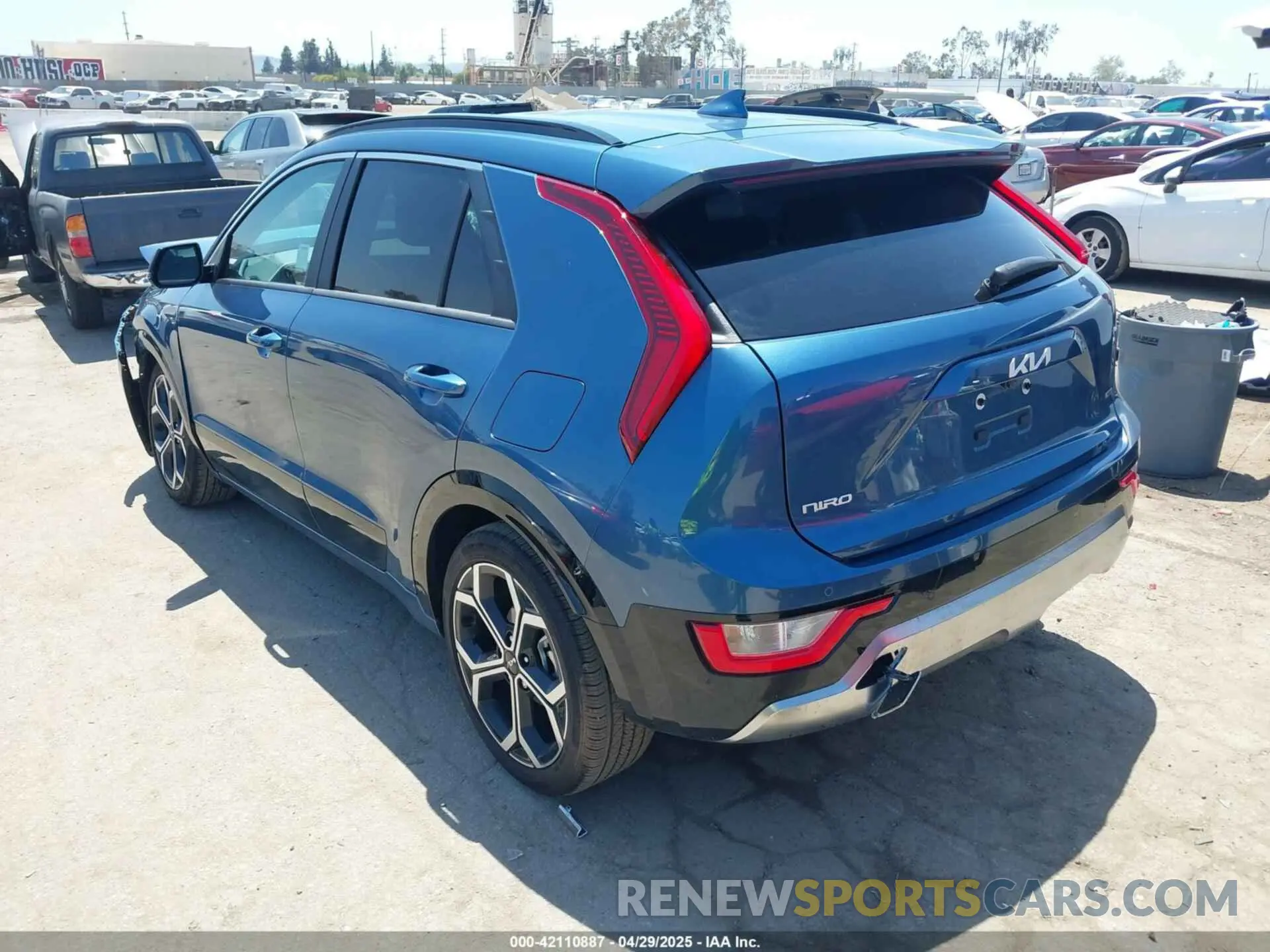 3 Photograph of a damaged car KNDCR3LE0R5192936 KIA NIRO 2024
