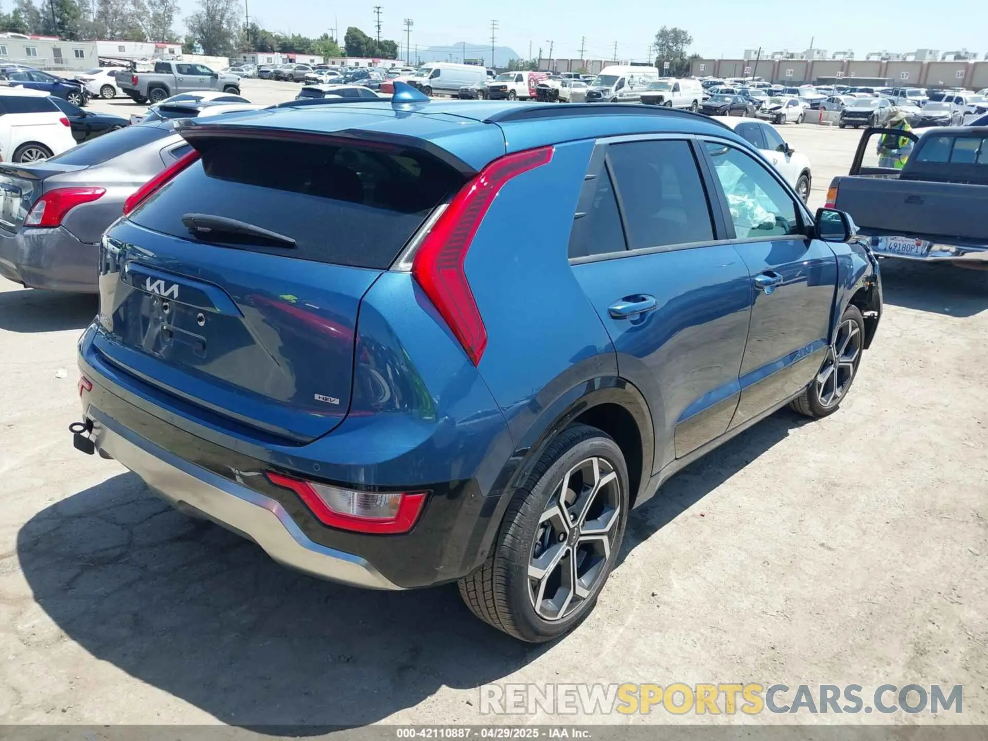 4 Photograph of a damaged car KNDCR3LE0R5192936 KIA NIRO 2024