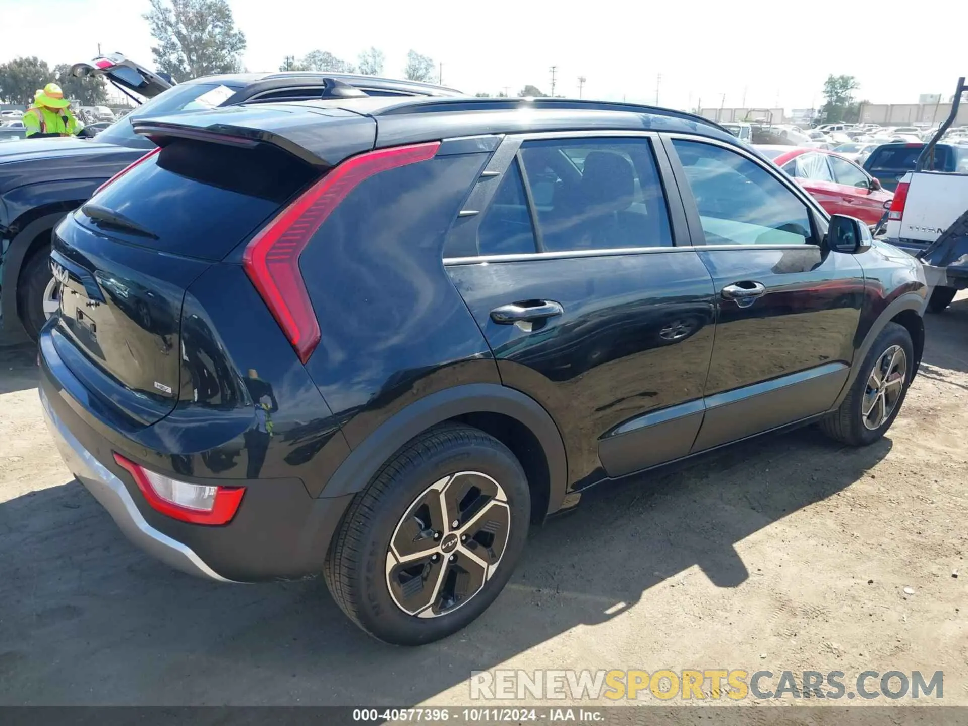 4 Photograph of a damaged car KNDCR3LE1R5166538 KIA NIRO 2024