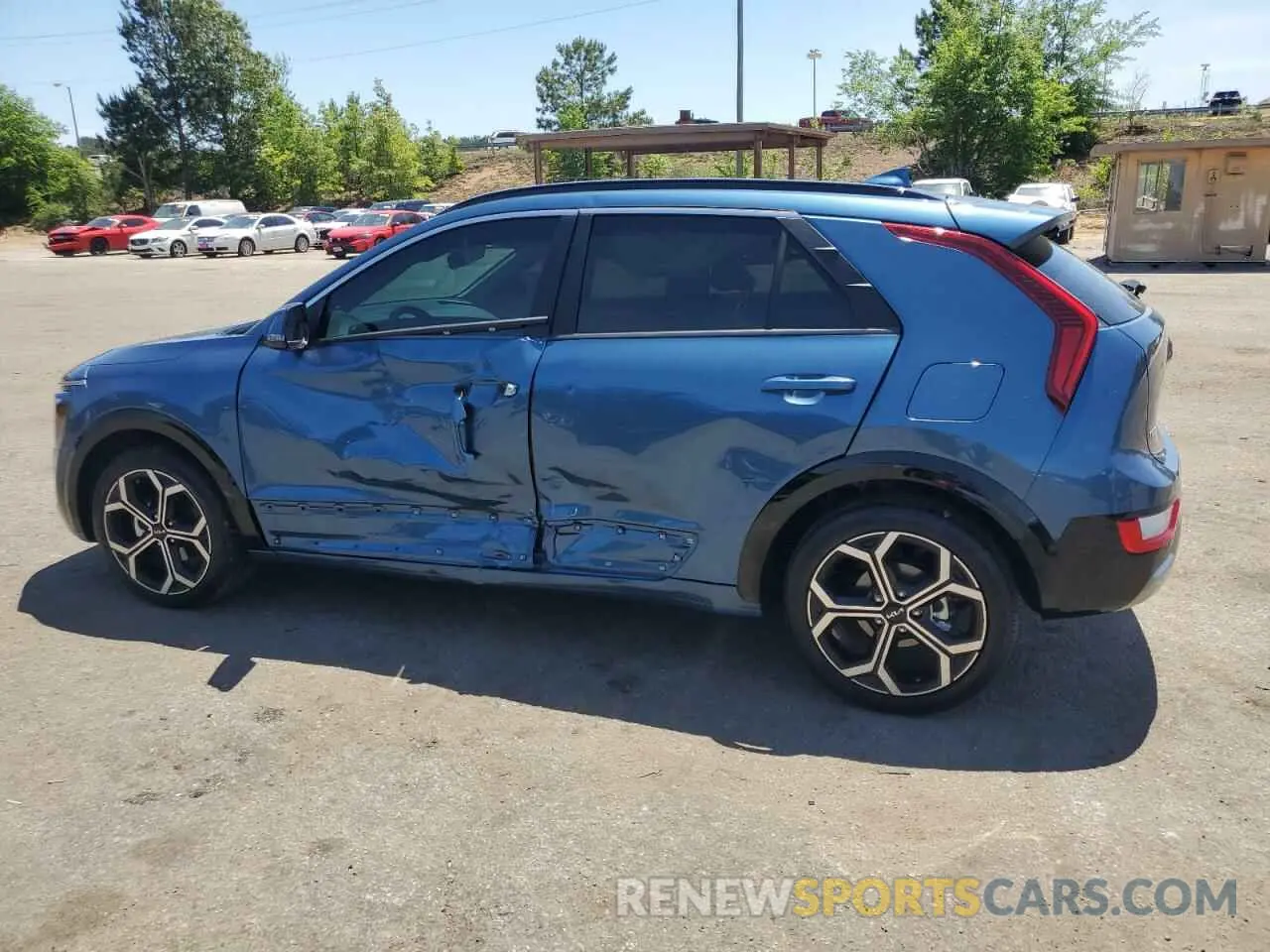 2 Photograph of a damaged car KNDCR3LE2R5122080 KIA NIRO 2024