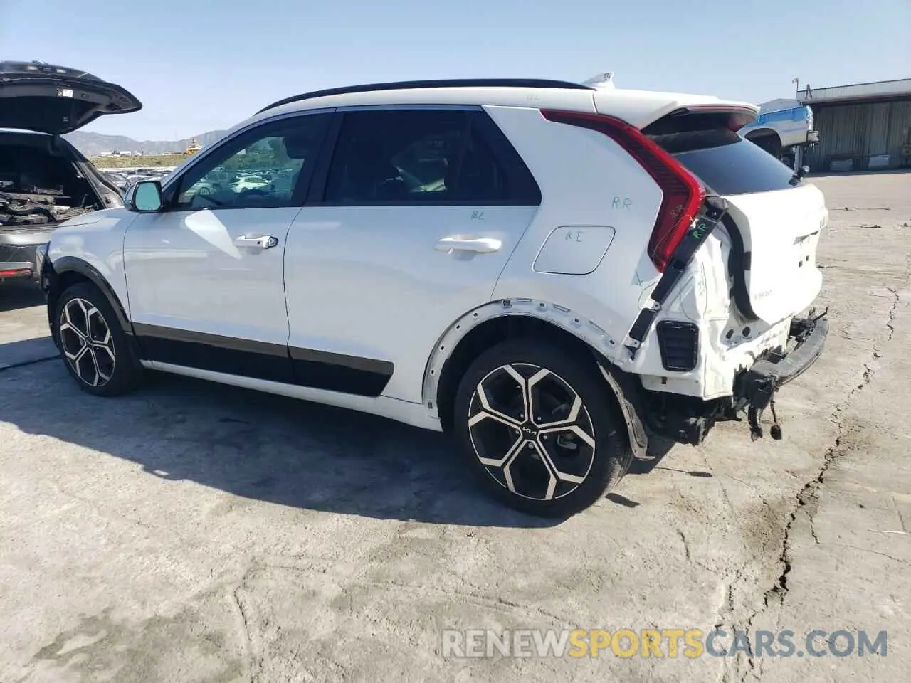 2 Photograph of a damaged car KNDCR3LE2R5138683 KIA NIRO 2024