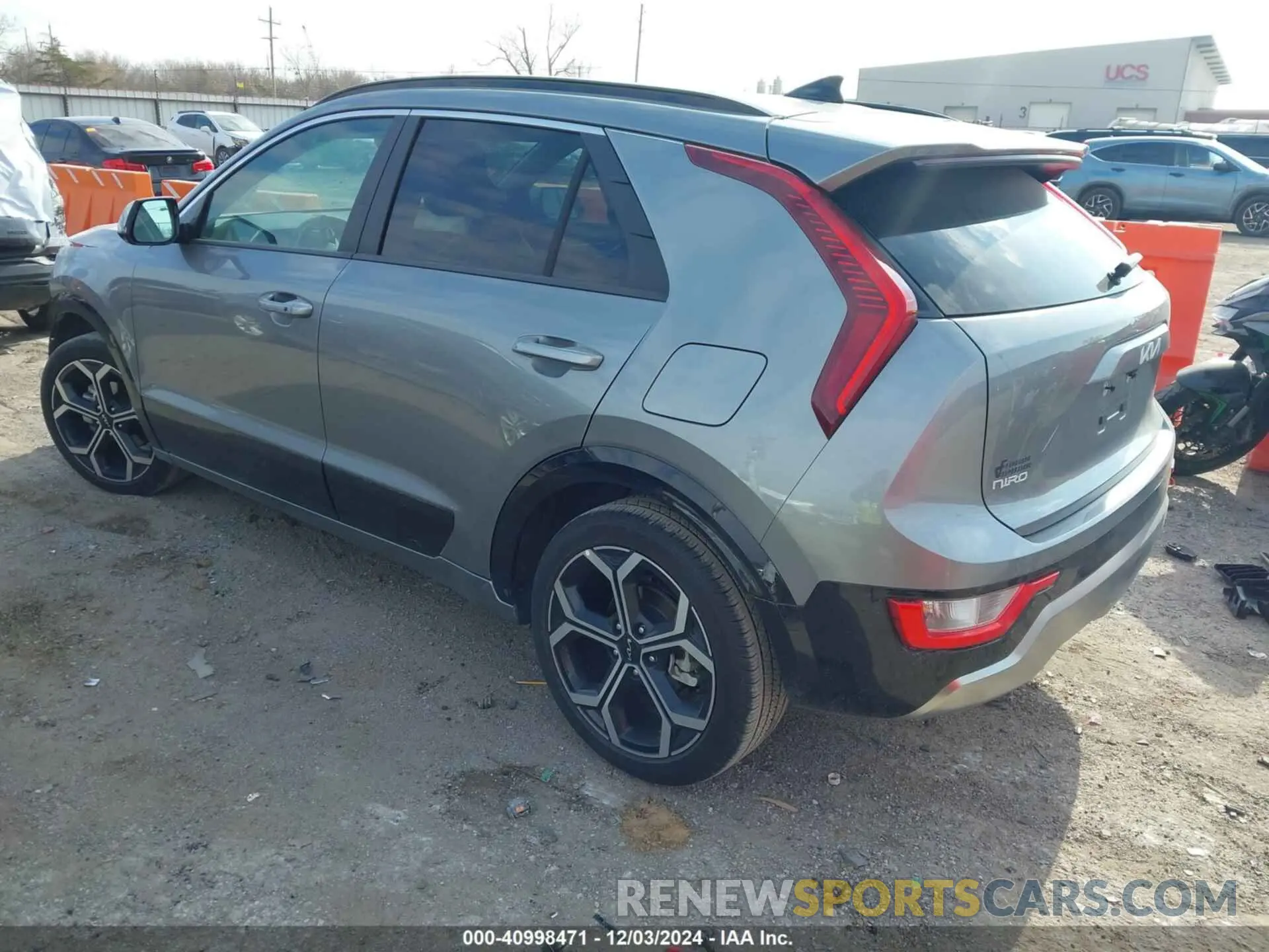 3 Photograph of a damaged car KNDCR3LE2R5173868 KIA NIRO 2024