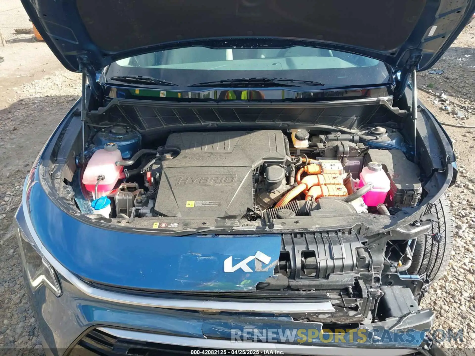 10 Photograph of a damaged car KNDCR3LE4R5144596 KIA NIRO 2024