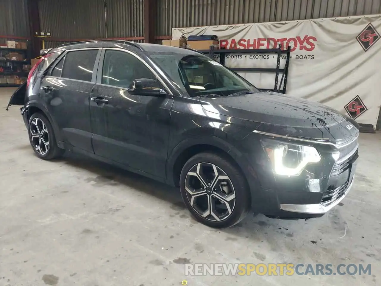 4 Photograph of a damaged car KNDCR3LE5R5153274 KIA NIRO 2024