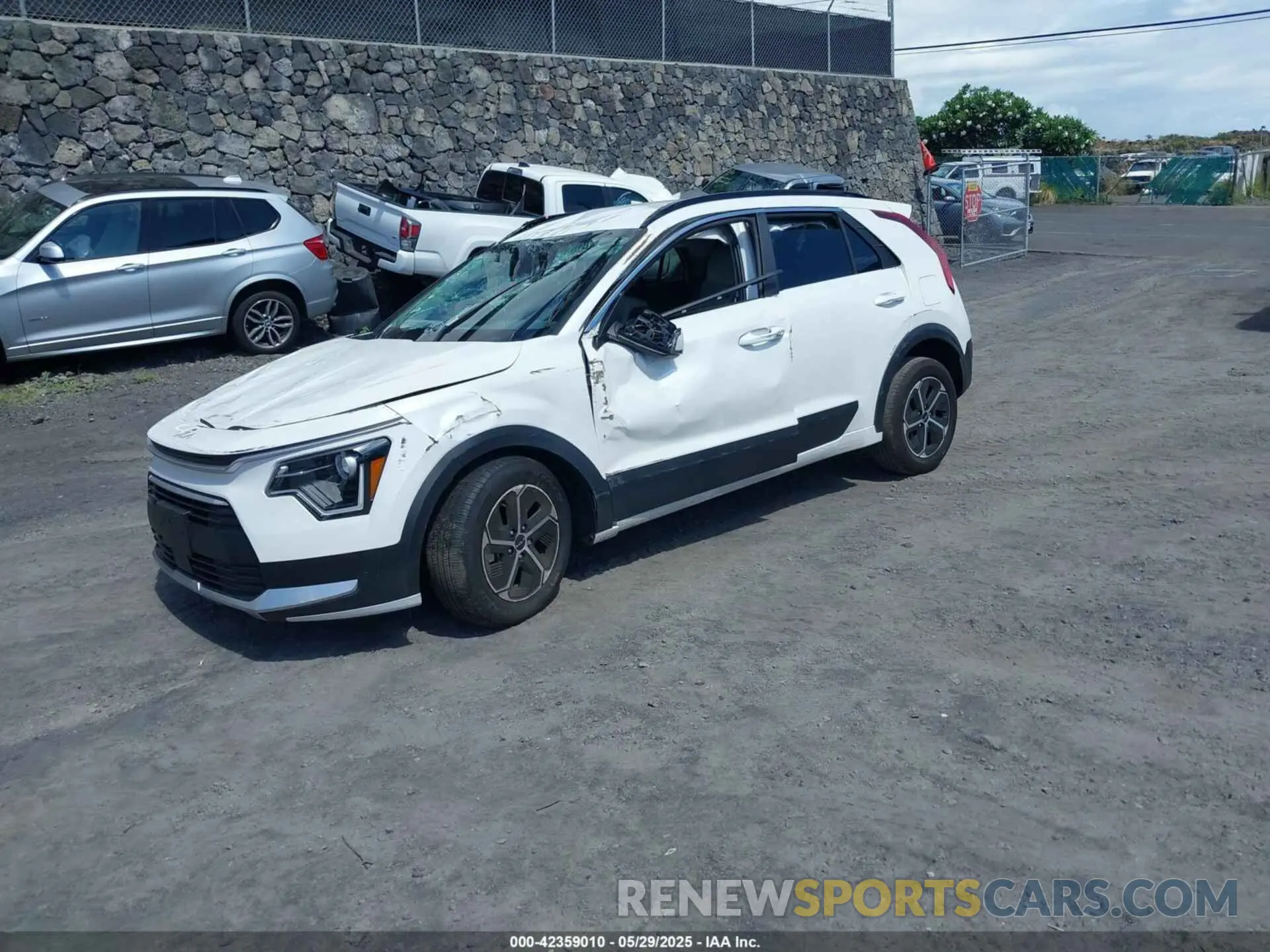 2 Photograph of a damaged car KNDCR3LE7R5187474 KIA NIRO 2024