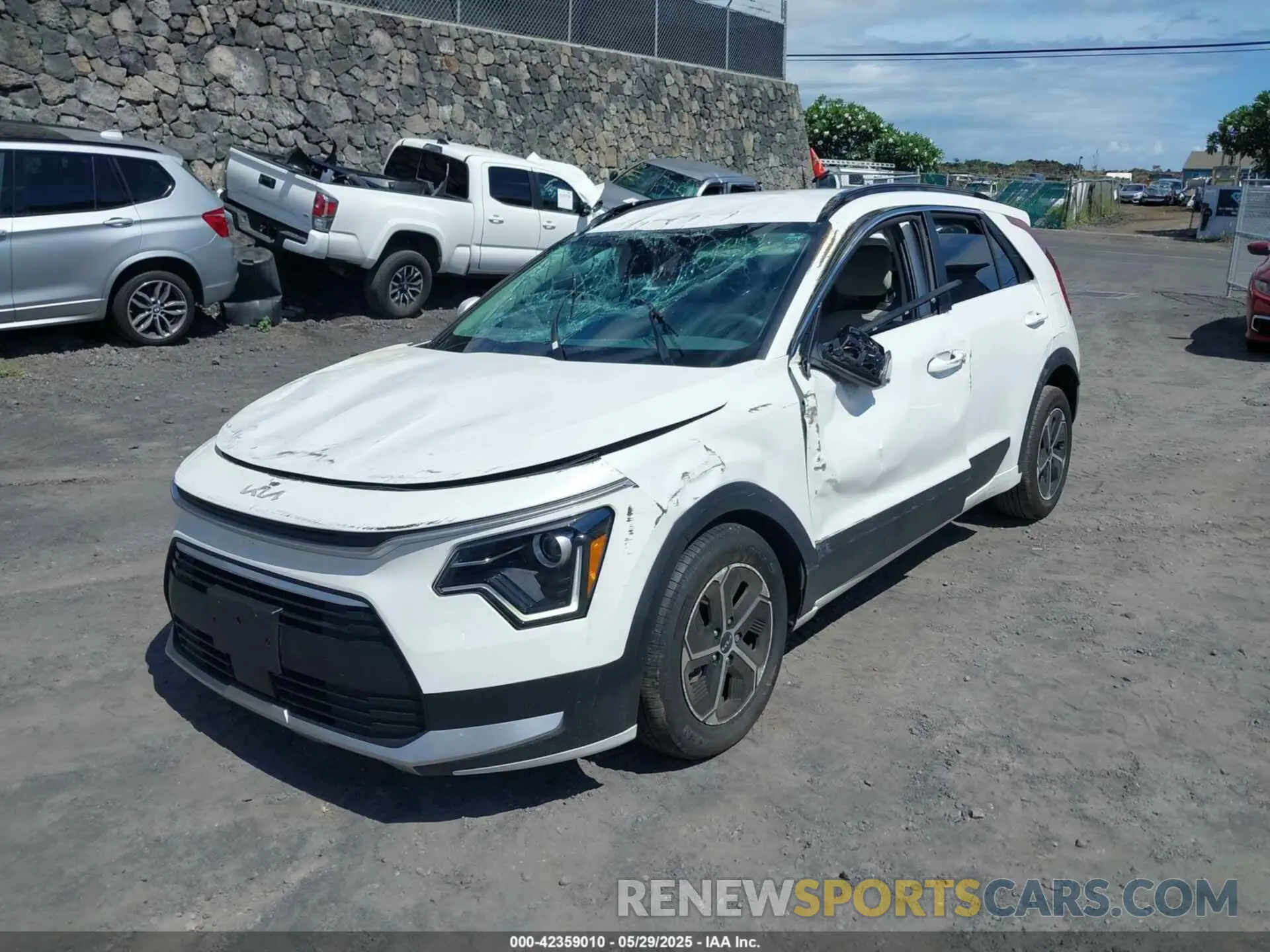 6 Photograph of a damaged car KNDCR3LE7R5187474 KIA NIRO 2024