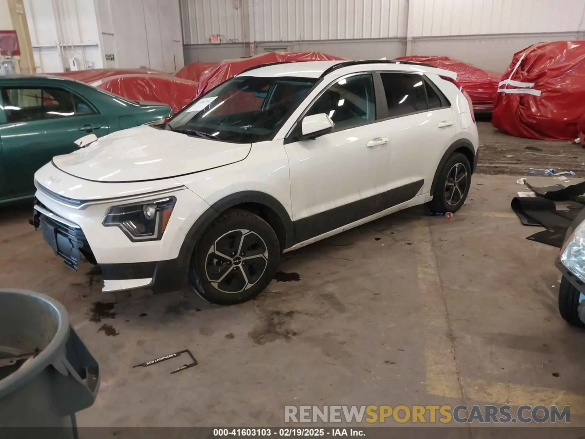 2 Photograph of a damaged car KNDCR3LE8R5127624 KIA NIRO 2024