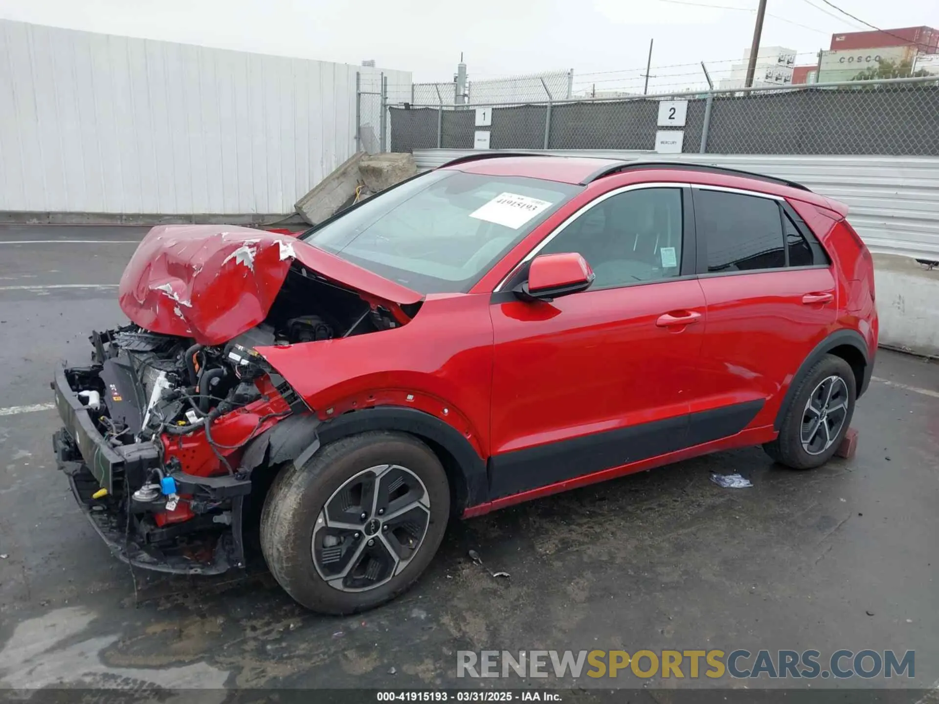 14 Photograph of a damaged car KNDCR3LE8R5146531 KIA NIRO 2024