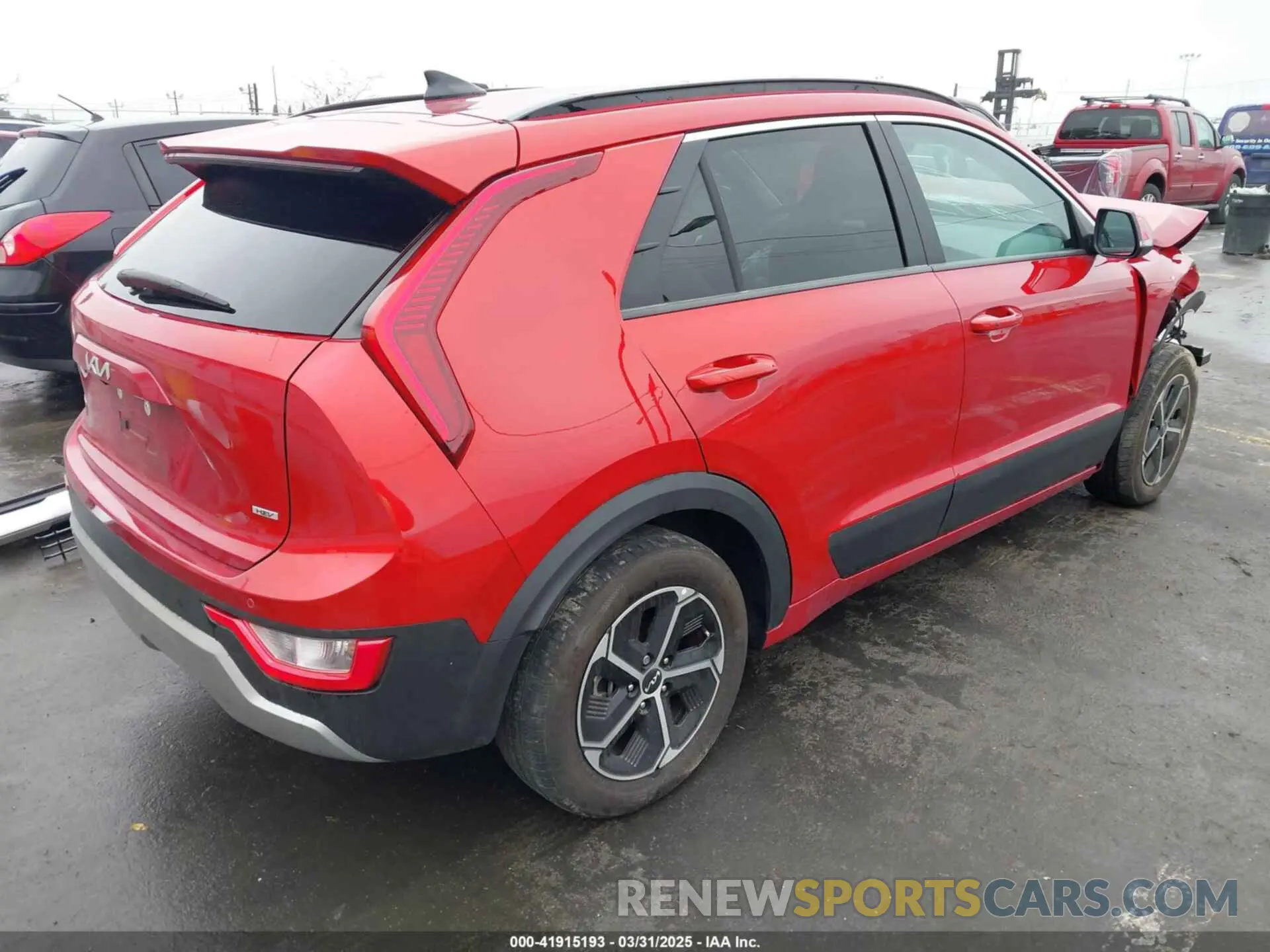 4 Photograph of a damaged car KNDCR3LE8R5146531 KIA NIRO 2024