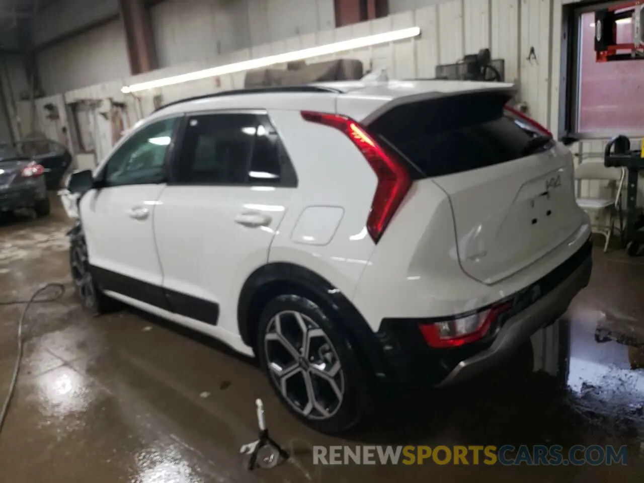 2 Photograph of a damaged car KNDCR3LE8R5148957 KIA NIRO 2024