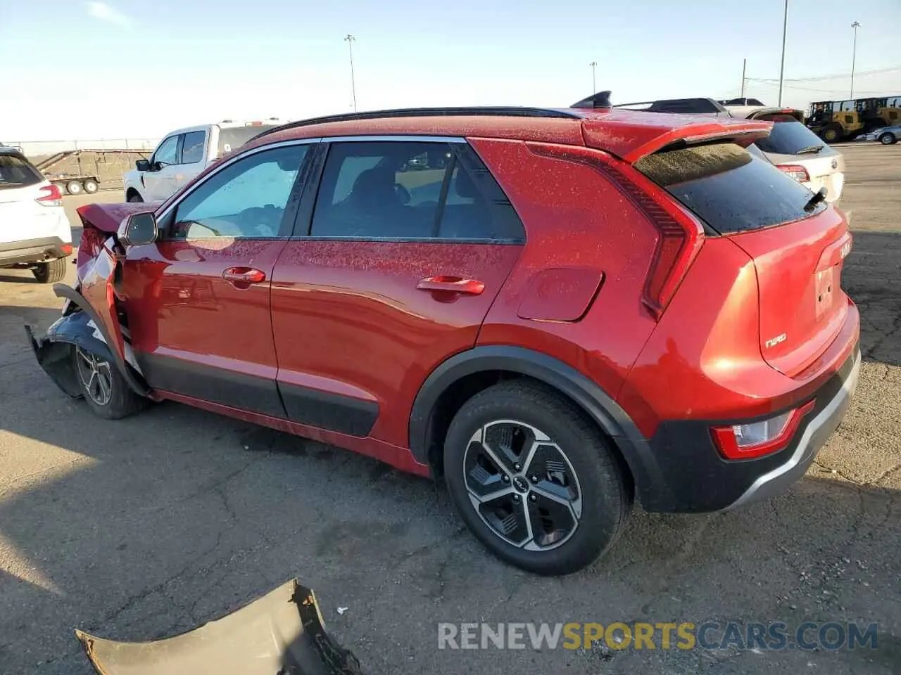 2 Photograph of a damaged car KNDCR3LE9R5136929 KIA NIRO 2024