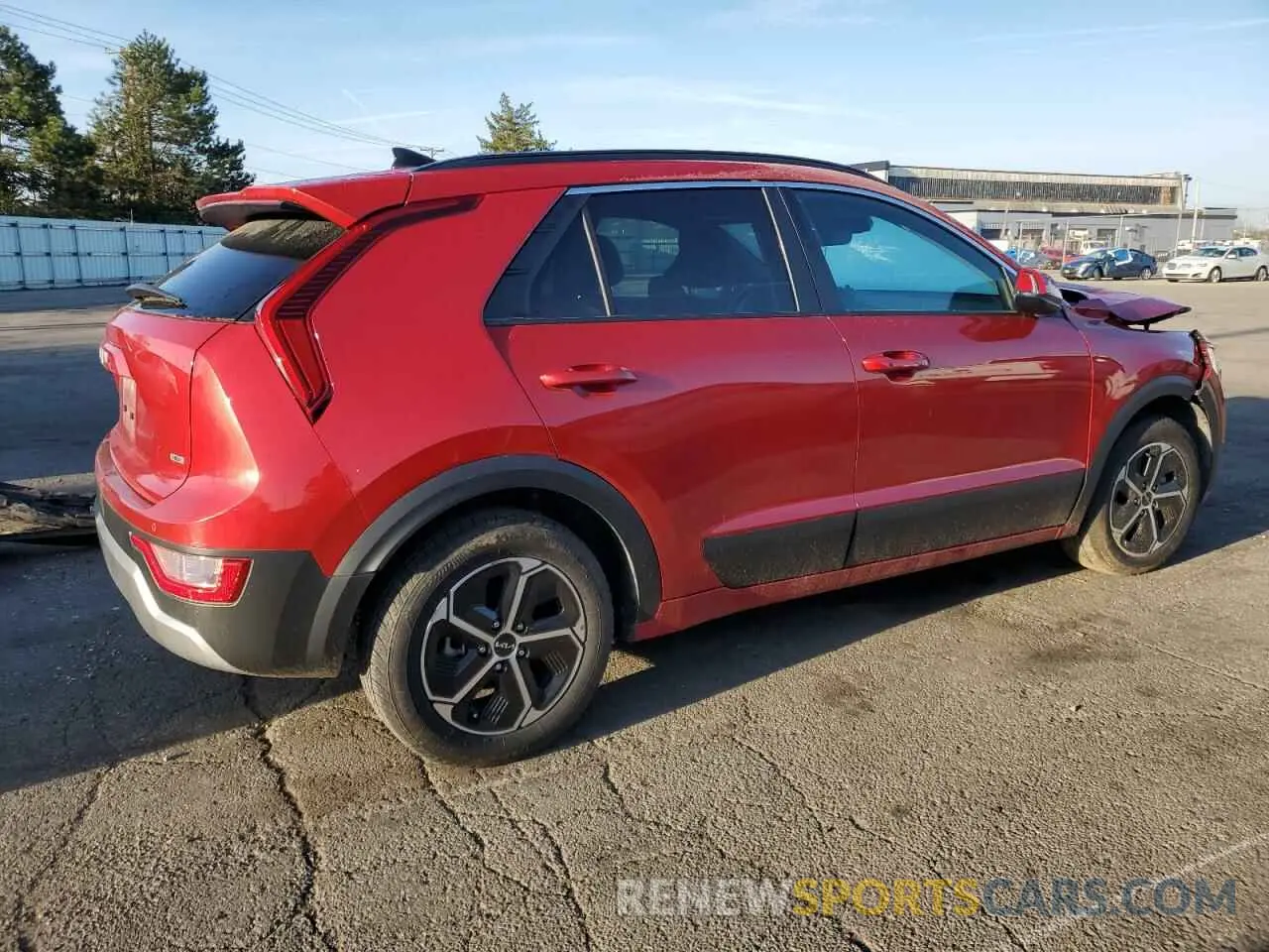 3 Photograph of a damaged car KNDCR3LE9R5136929 KIA NIRO 2024