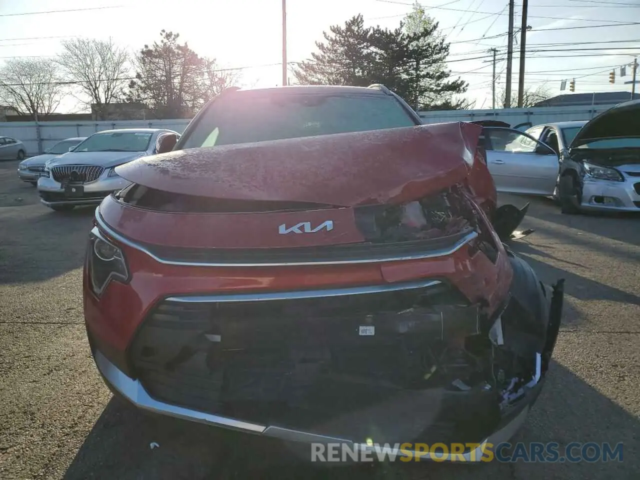 5 Photograph of a damaged car KNDCR3LE9R5136929 KIA NIRO 2024