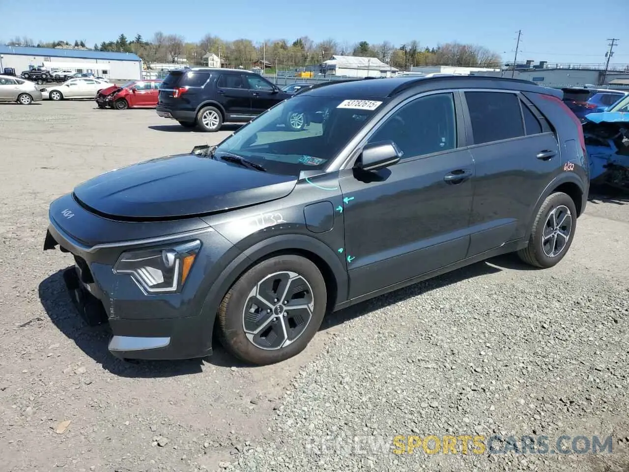 1 Photograph of a damaged car KNDCS3LF8R5138345 KIA NIRO 2024