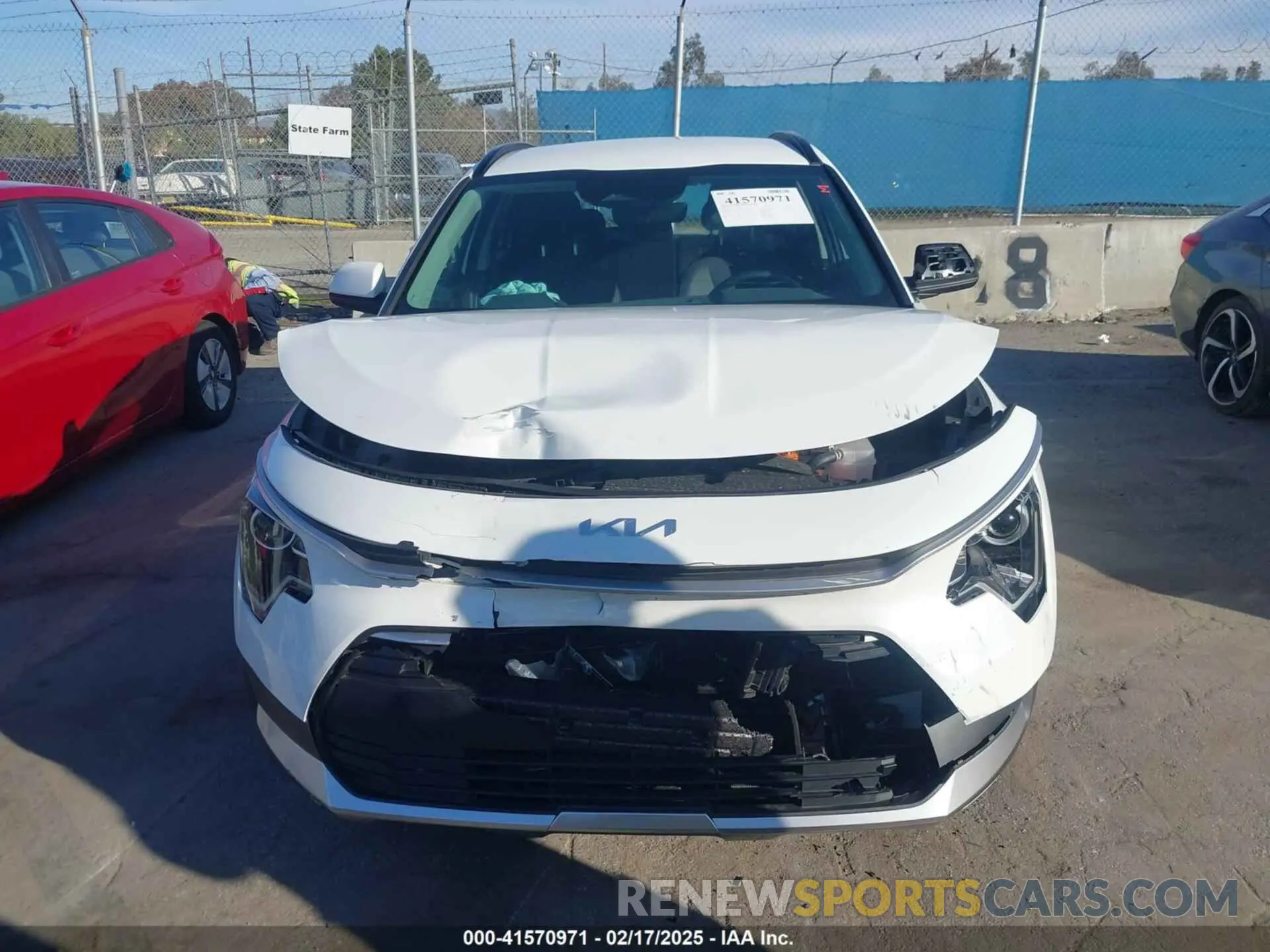 12 Photograph of a damaged car KNDCP3LE6S5218628 KIA NIRO 2025