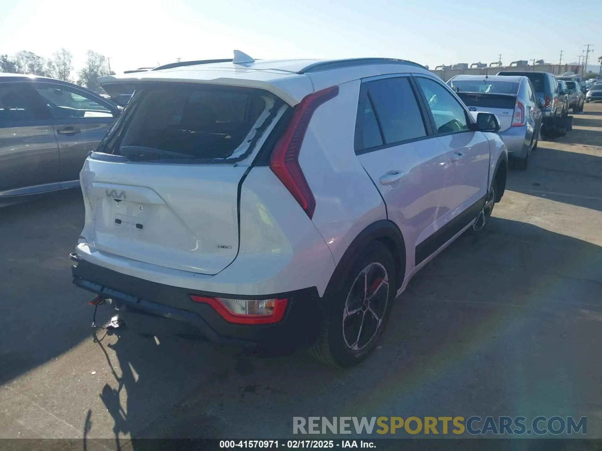4 Photograph of a damaged car KNDCP3LE6S5218628 KIA NIRO 2025