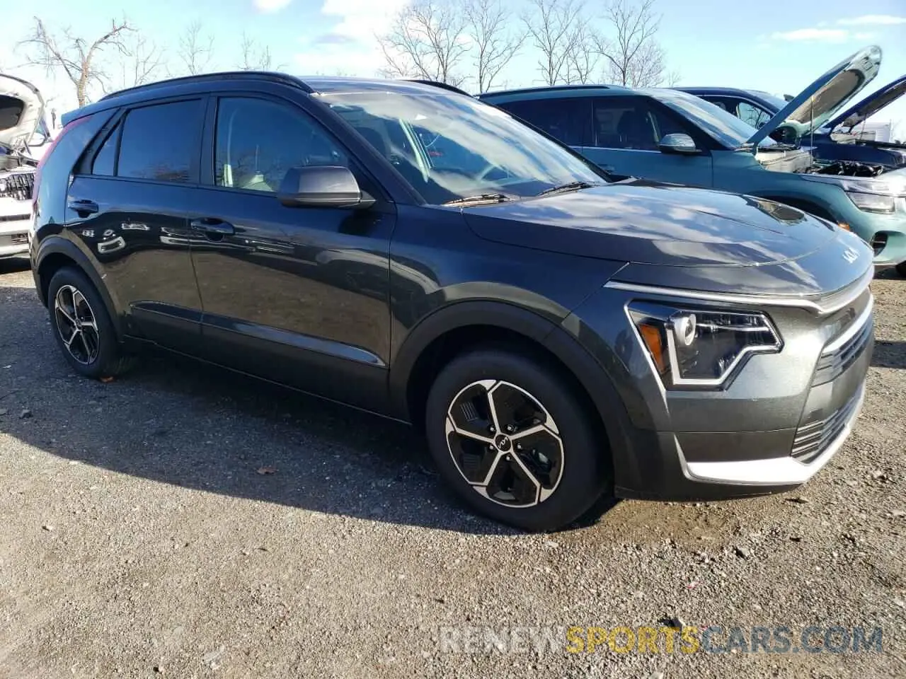 4 Photograph of a damaged car KNDCP3LE8S5213396 KIA NIRO 2025