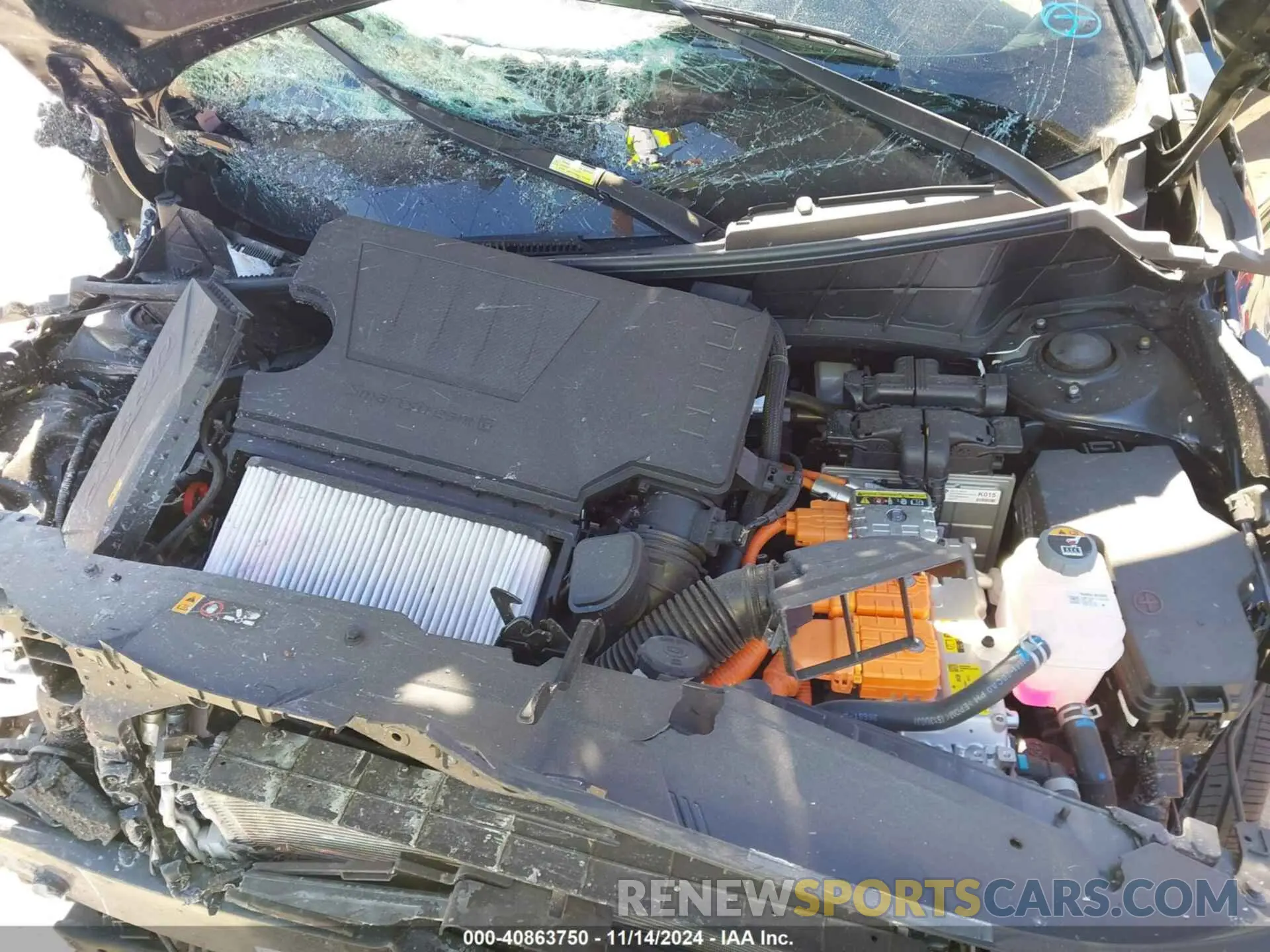 10 Photograph of a damaged car KNDCR3LE4S5217388 KIA NIRO 2025