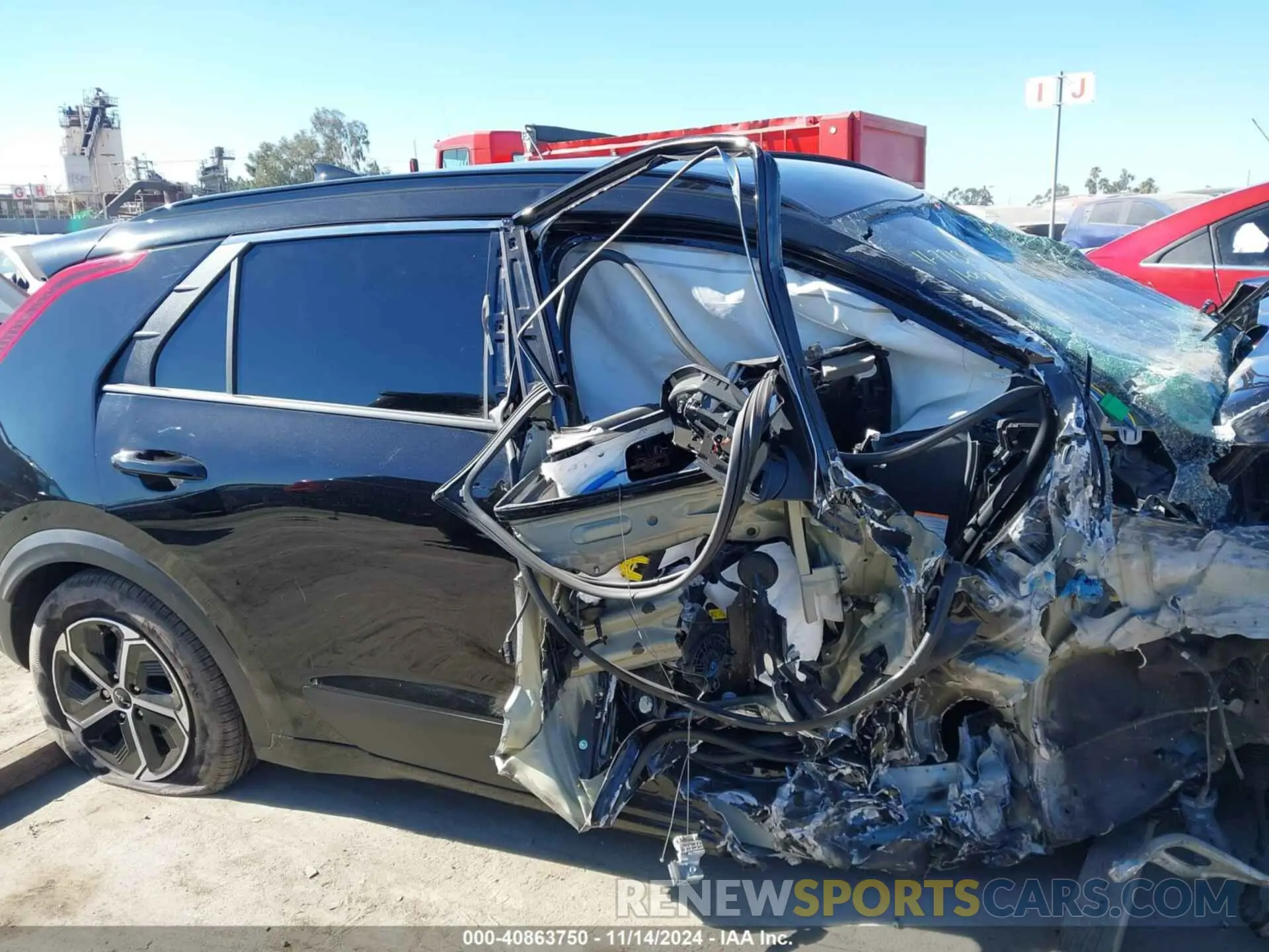 12 Photograph of a damaged car KNDCR3LE4S5217388 KIA NIRO 2025