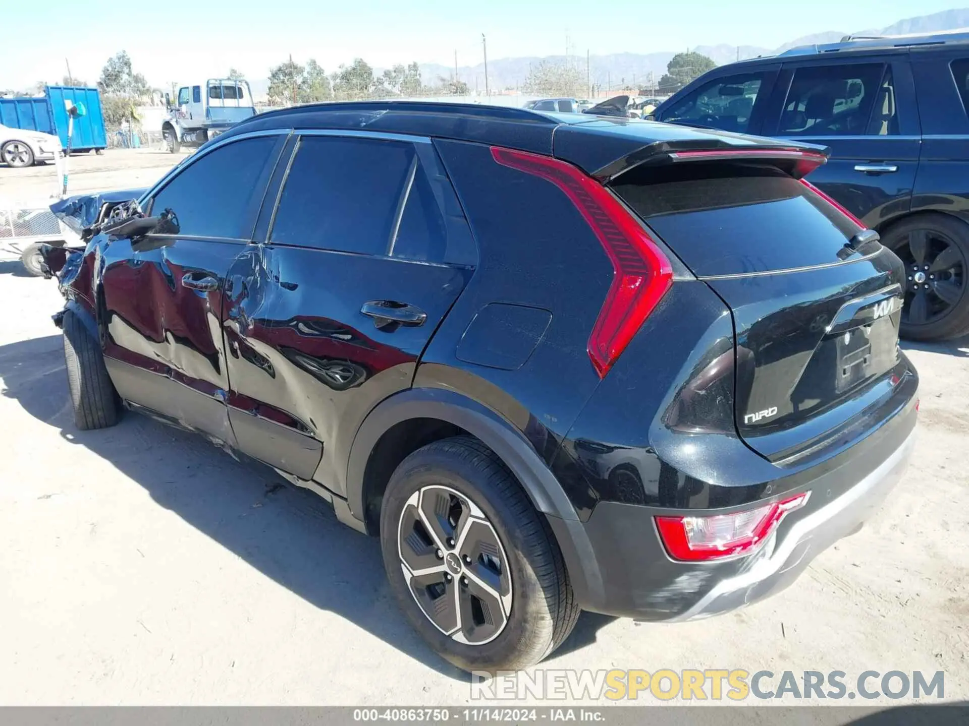 3 Photograph of a damaged car KNDCR3LE4S5217388 KIA NIRO 2025