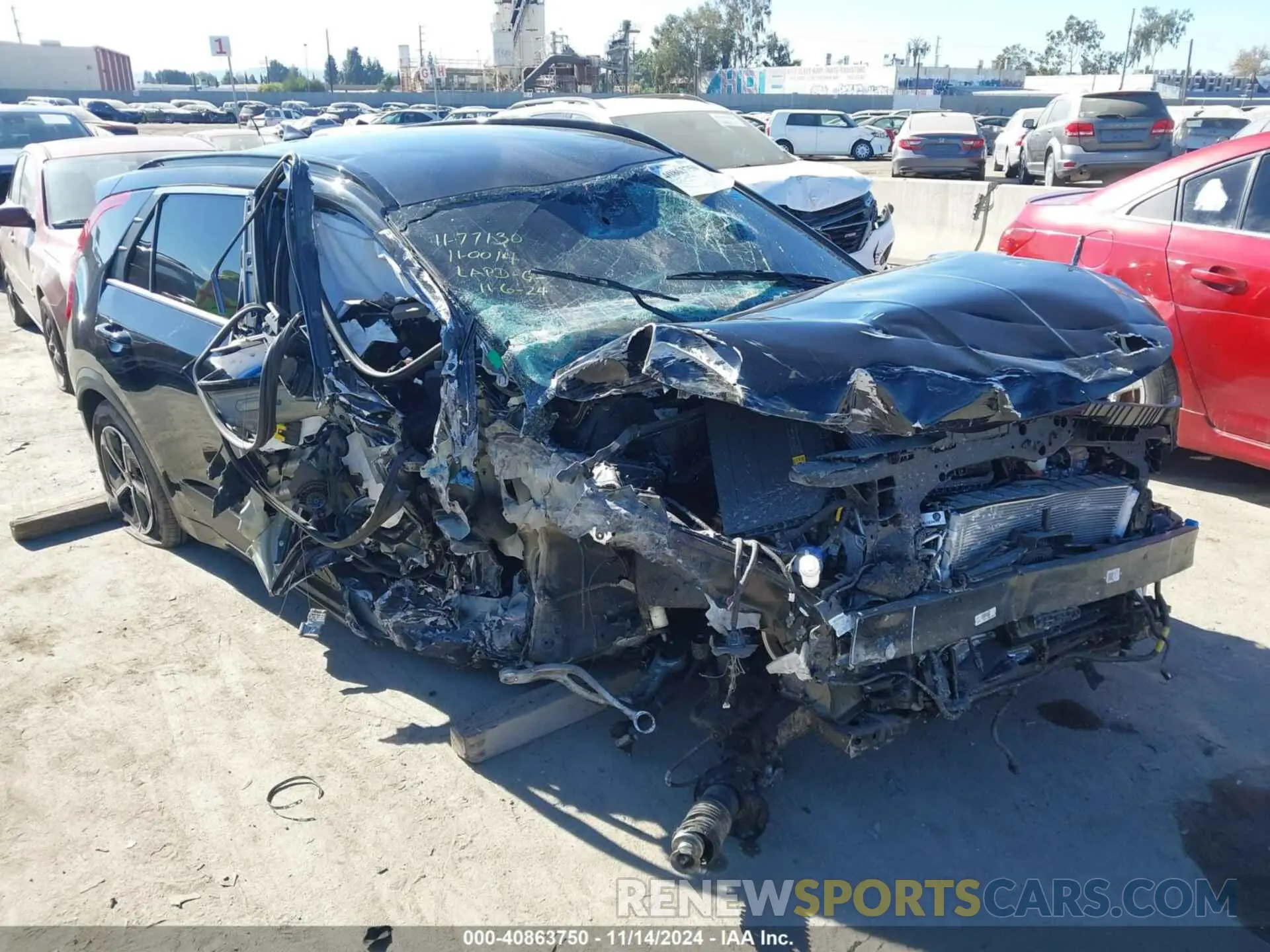 6 Photograph of a damaged car KNDCR3LE4S5217388 KIA NIRO 2025