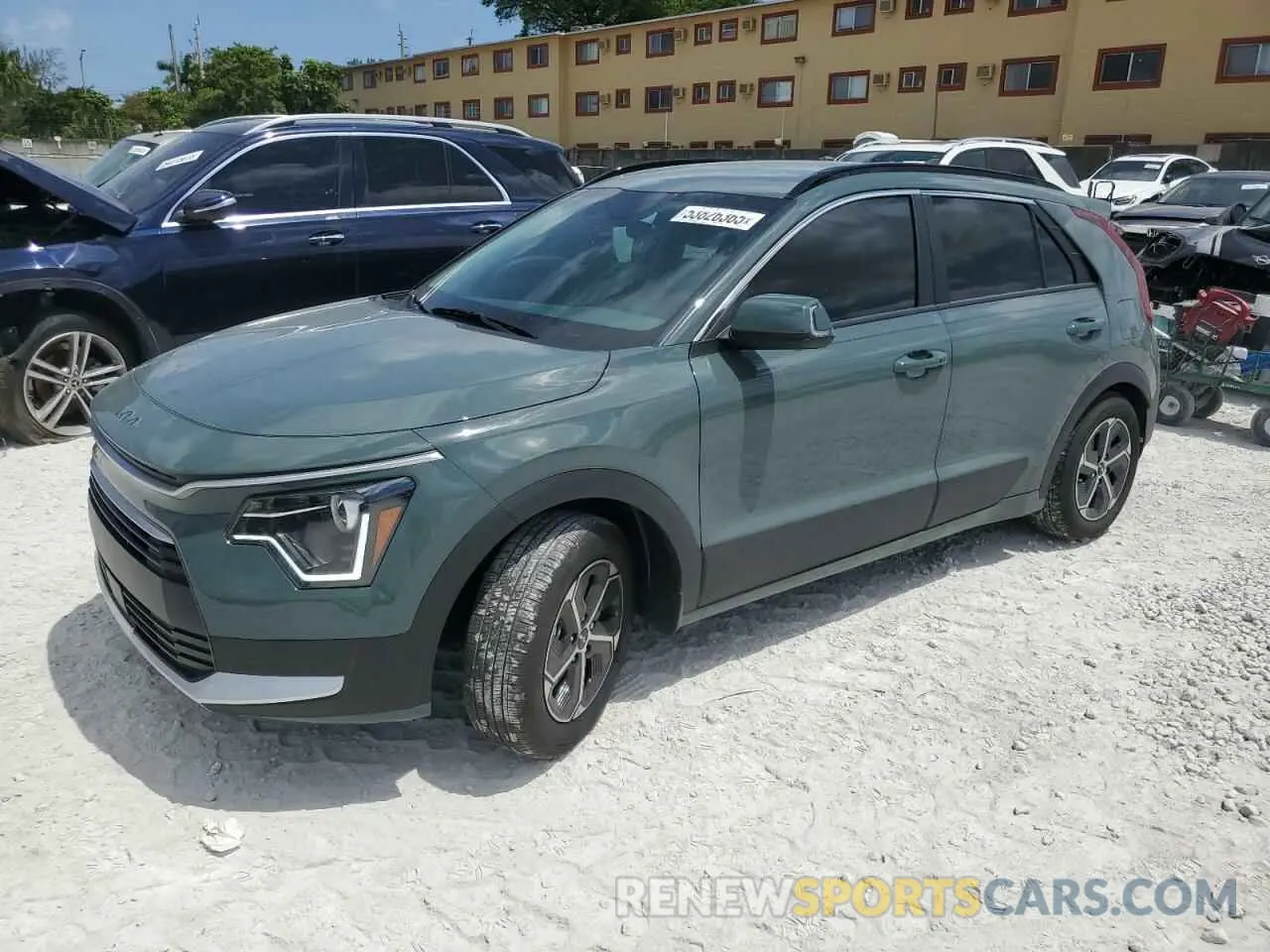 1 Photograph of a damaged car KNDCR3LE8S5236297 KIA NIRO 2025