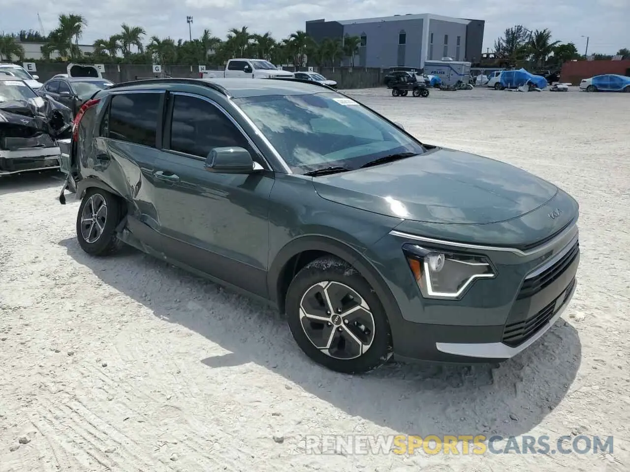 4 Photograph of a damaged car KNDCR3LE8S5236297 KIA NIRO 2025