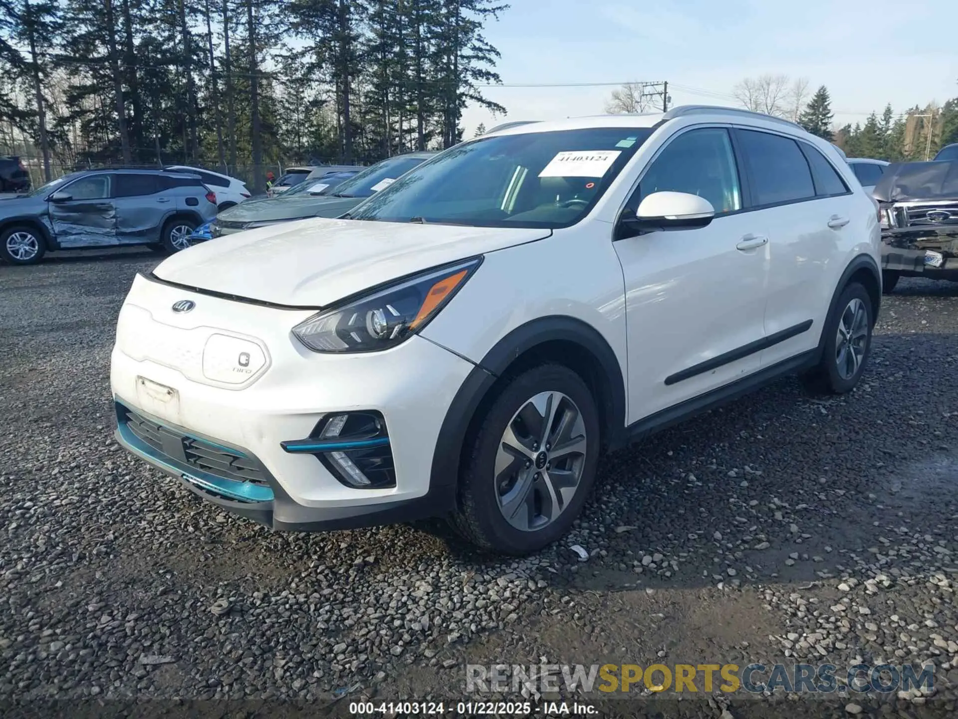 2 Photograph of a damaged car KNDCE3LG3L5036443 KIA NIRO EV 2020