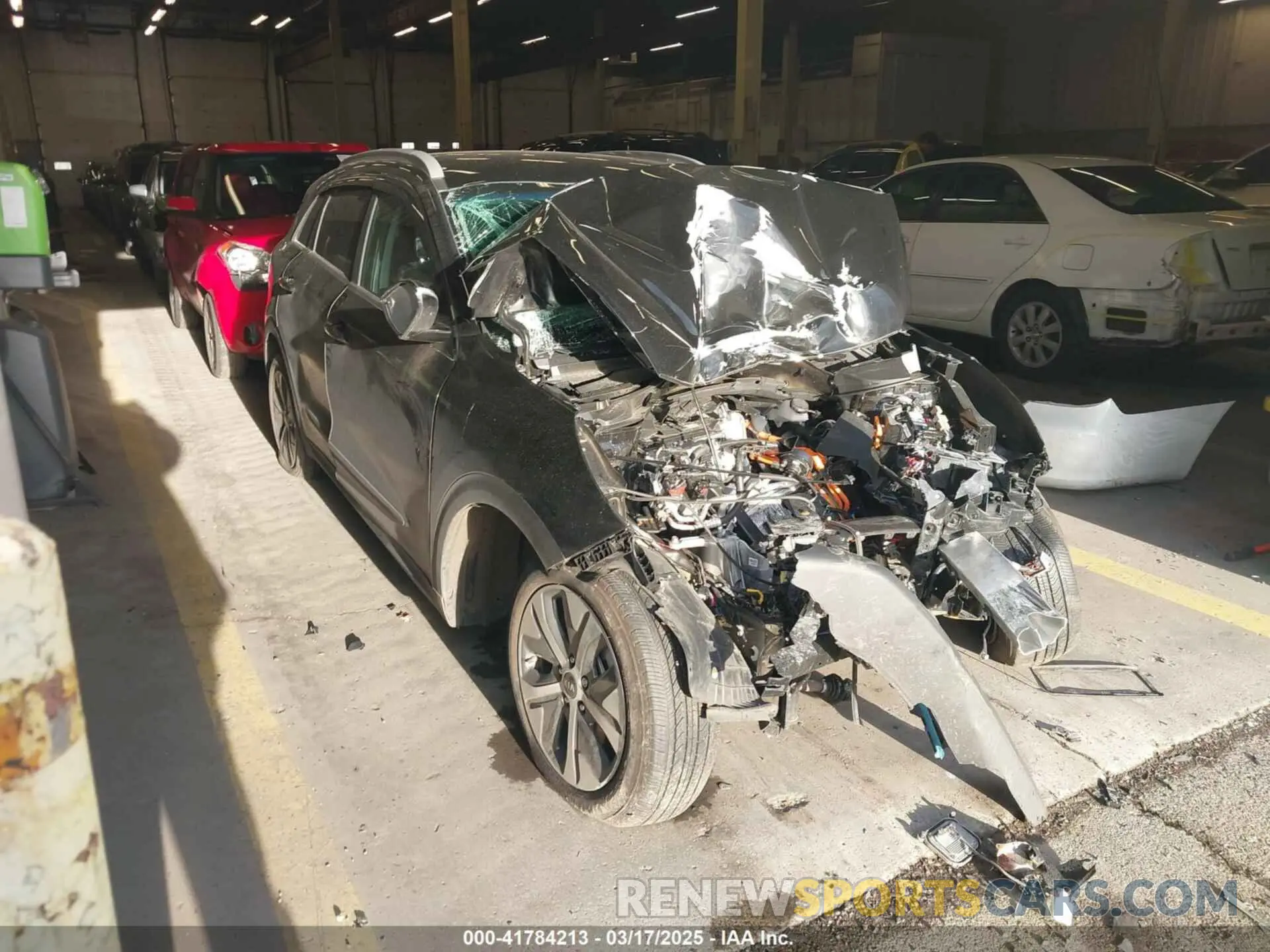 1 Photograph of a damaged car KNDCC3LG7M5098807 KIA NIRO EV 2021