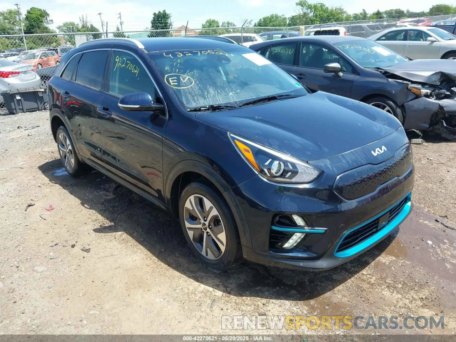 1 Photograph of a damaged car KNDCC3LG0N5121880 KIA NIRO EV 2022