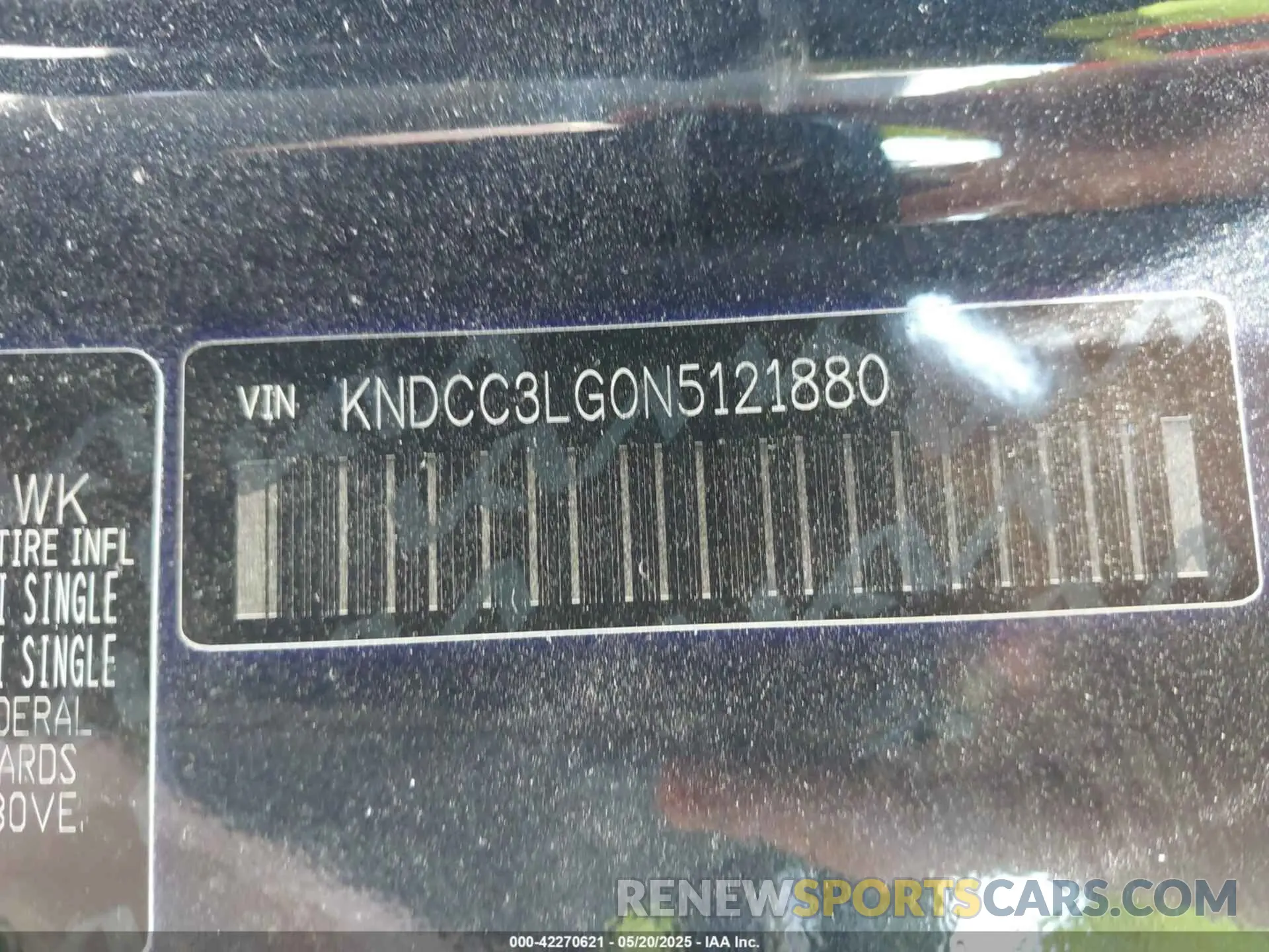 9 Photograph of a damaged car KNDCC3LG0N5121880 KIA NIRO EV 2022