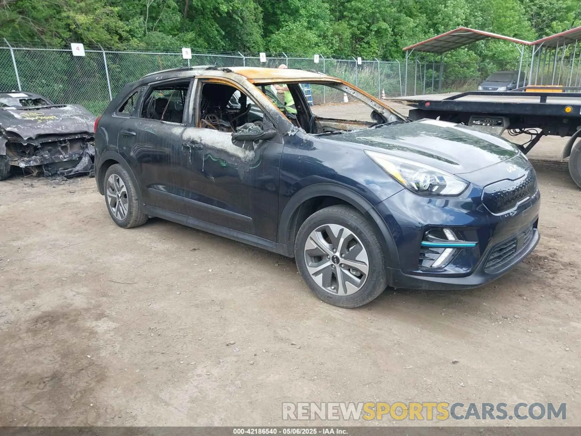 1 Photograph of a damaged car KNDCC3LG0N5132149 KIA NIRO EV 2022